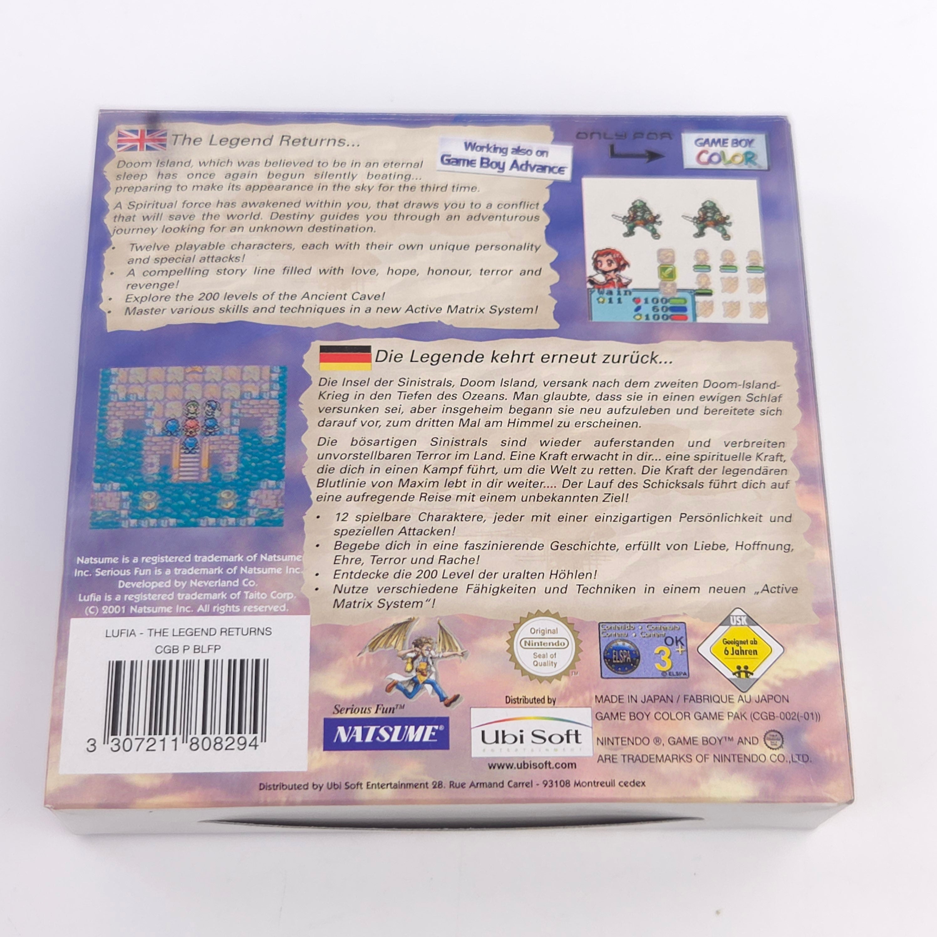 Game Boy Color Spiel – Lufia The Legend Returns (OVP)