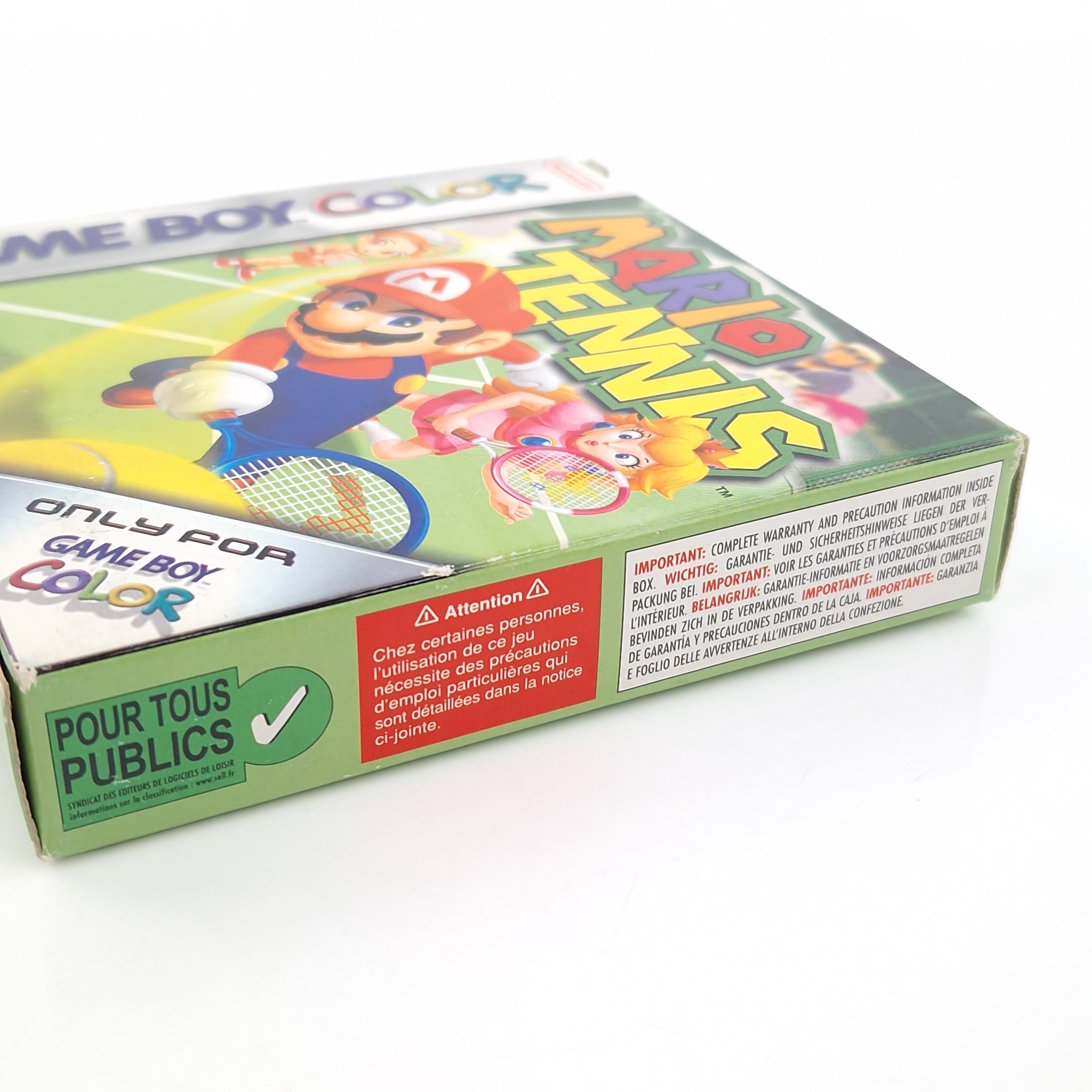Game Boy Color Spiel – Mario Tennis (OVP PAL Anleitung)