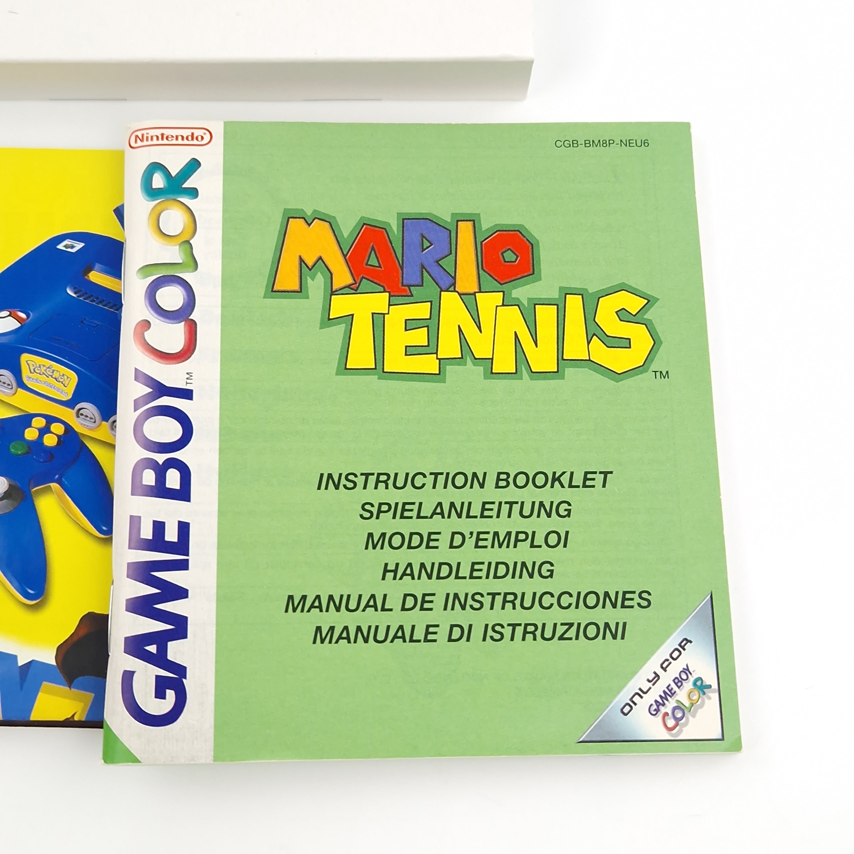 Game Boy Color Spiel – Mario Tennis (OVP PAL Anleitung)