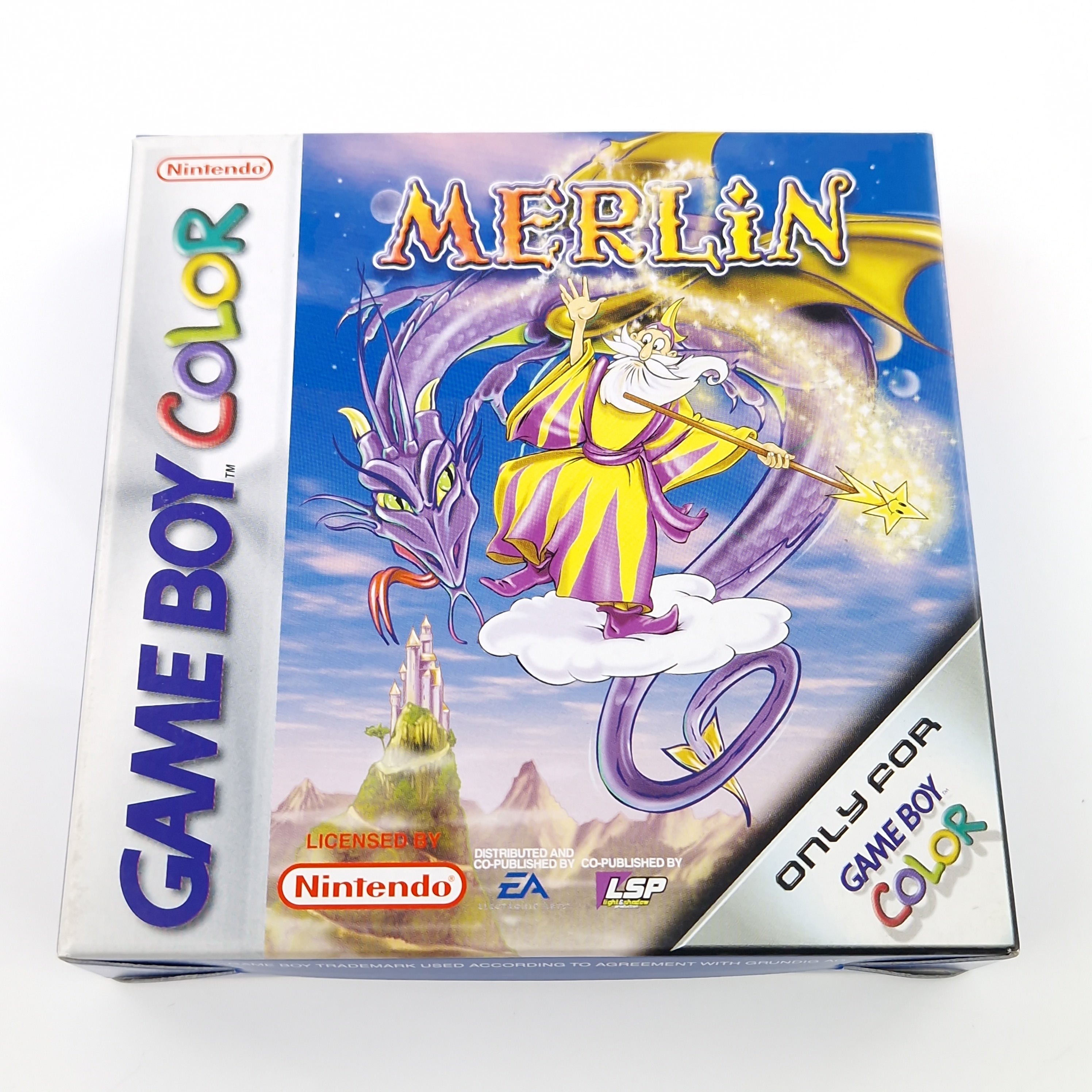 Nintendo Game Boy Color Spiel – Merlin GBA Modul OVP PAL