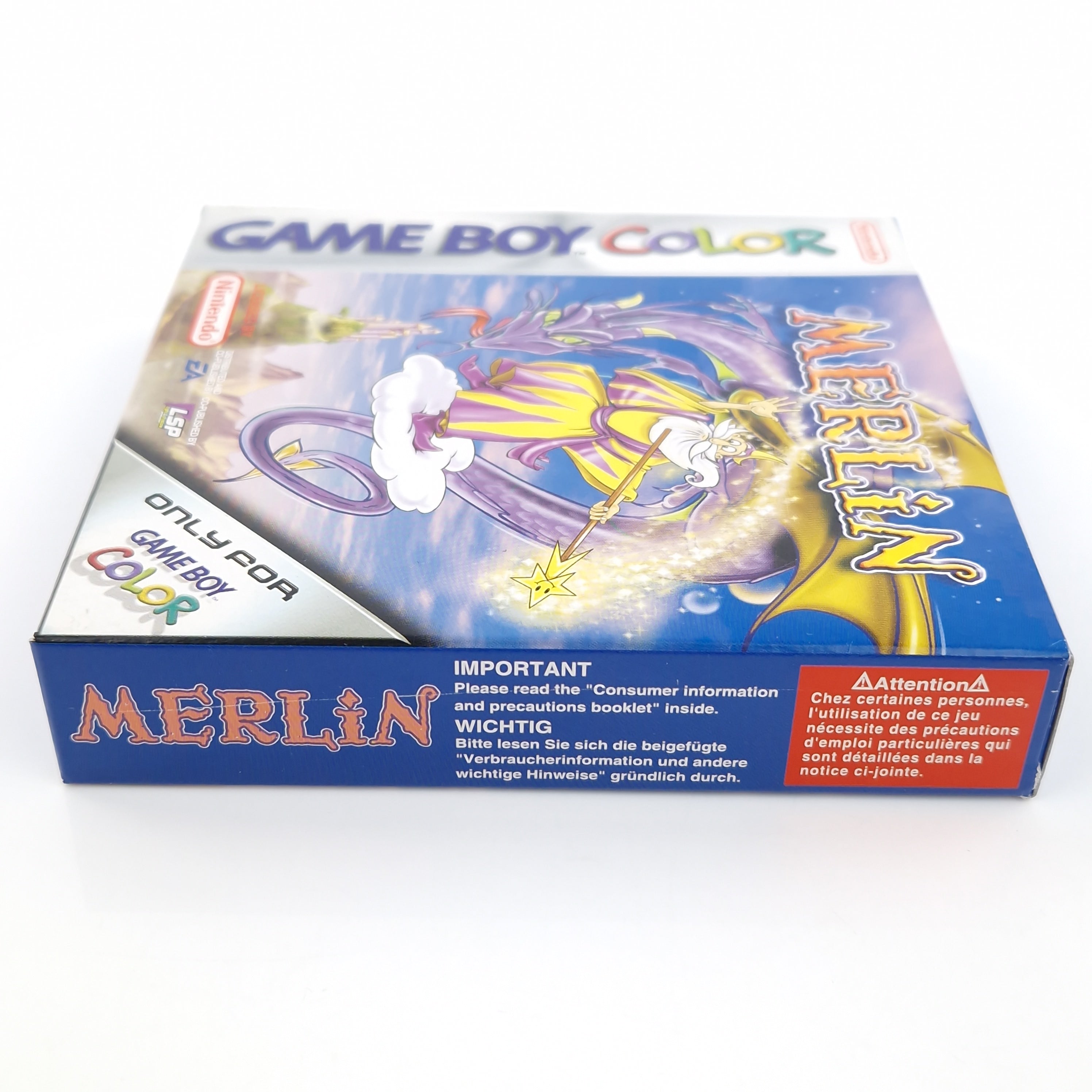 Nintendo Game Boy Color Spiel – Merlin GBA Modul OVP PAL