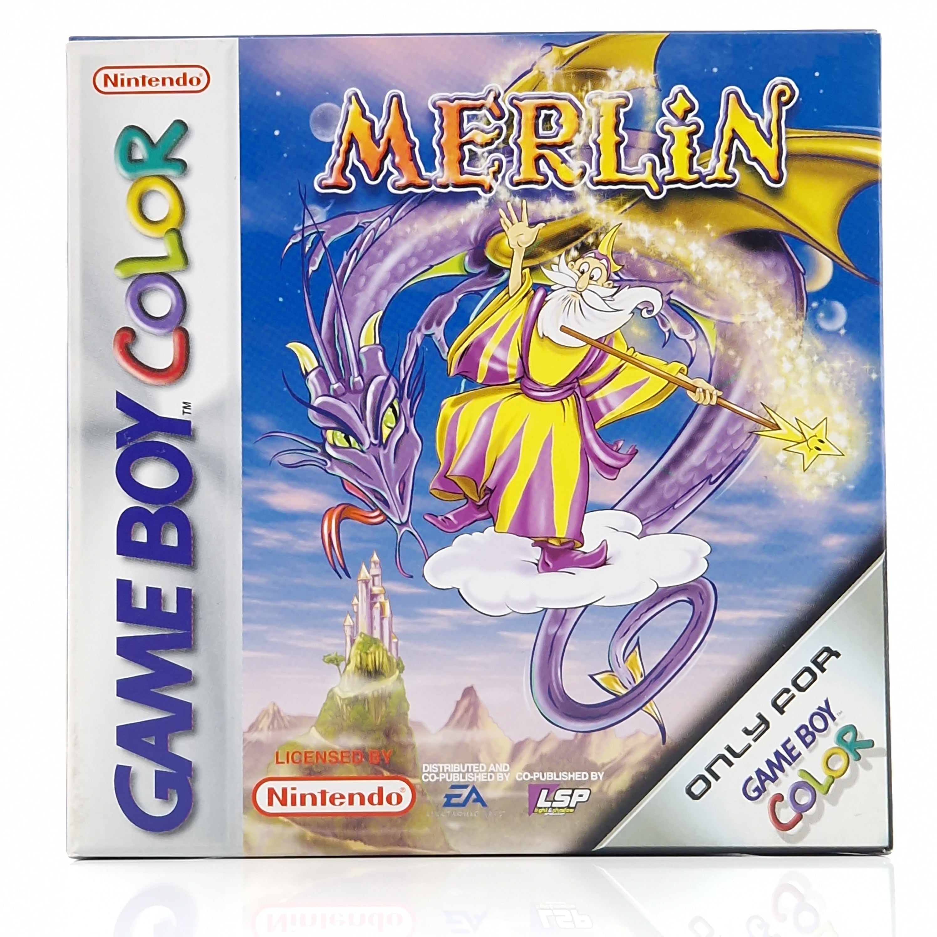 Nintendo Game Boy Color Spiel – Merlin GBA Modul OVP PAL