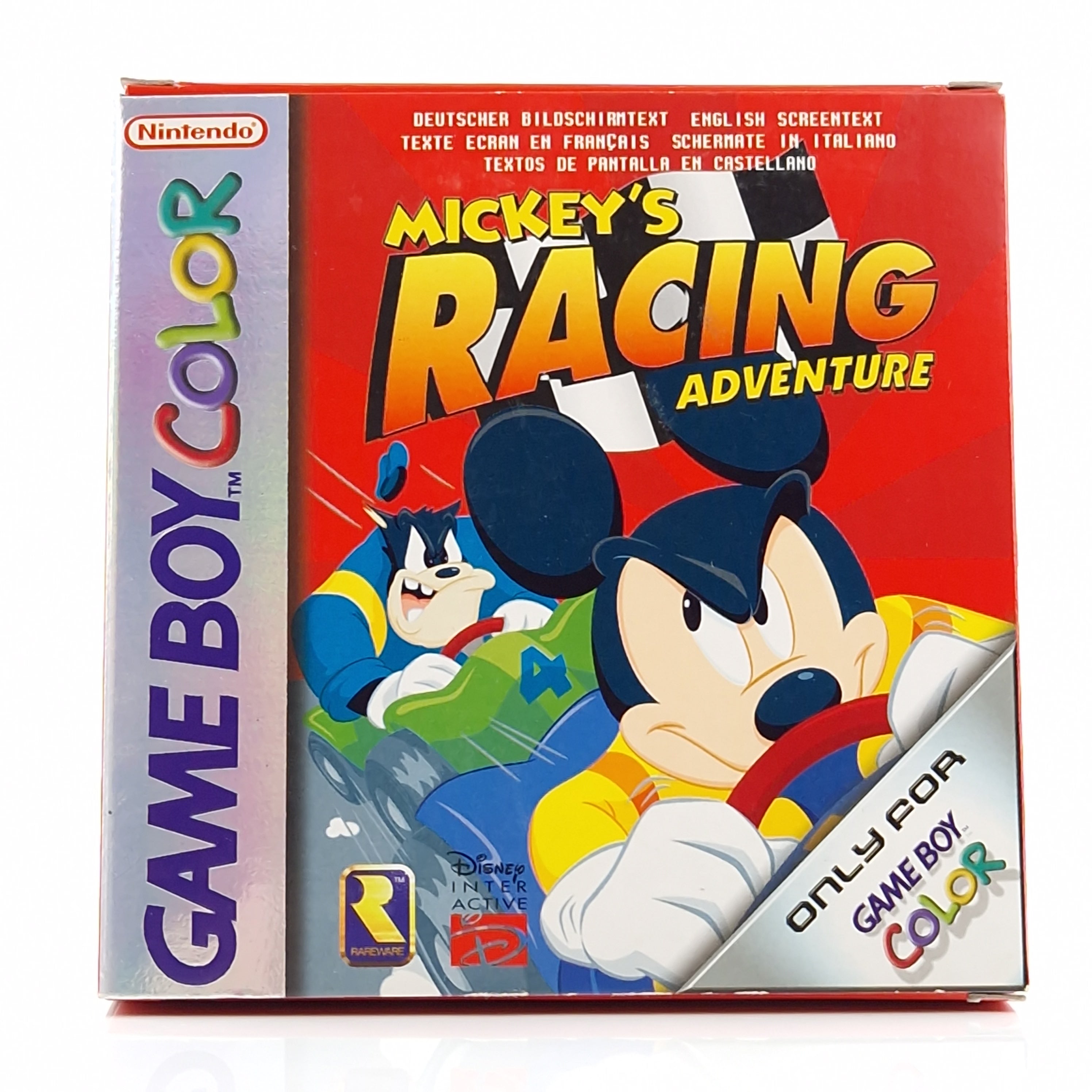 Game Boy Color Spiel – Mickeys Racing Adventure OVP
