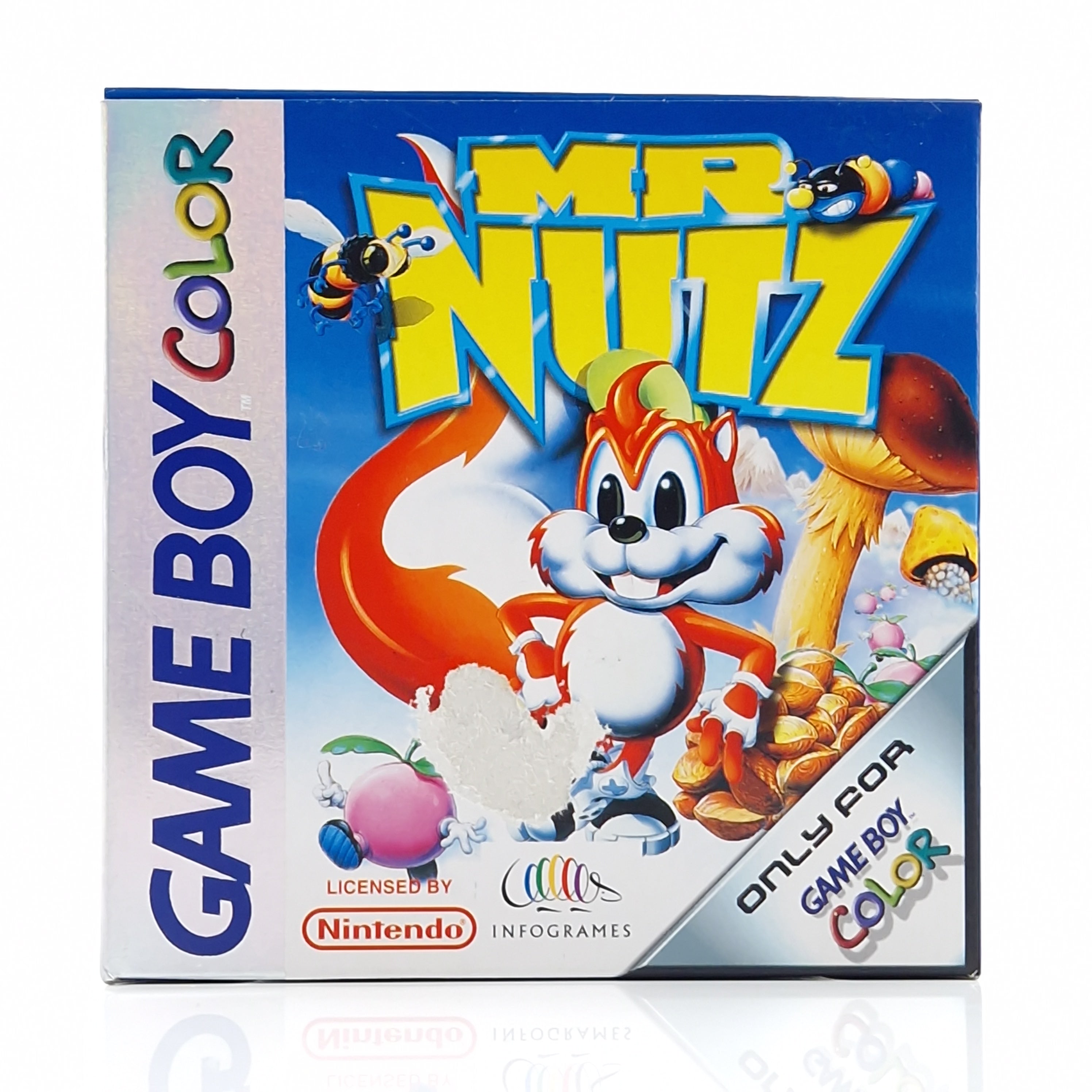 Nintendo Game Boy Color Spiel – Mr. Nutz Modul OVP PAL