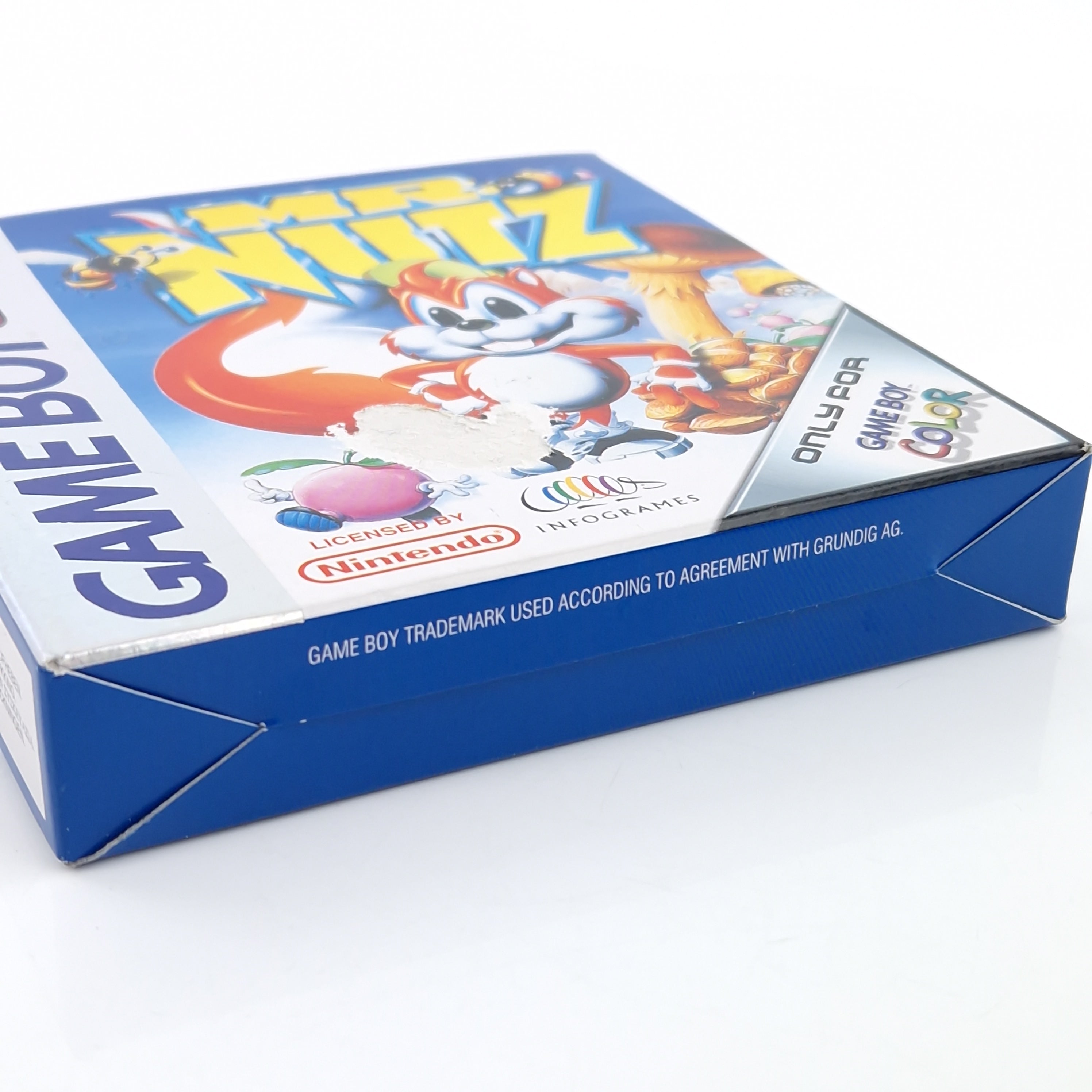 Nintendo Game Boy Color Spiel – Mr. Nutz Modul OVP PAL