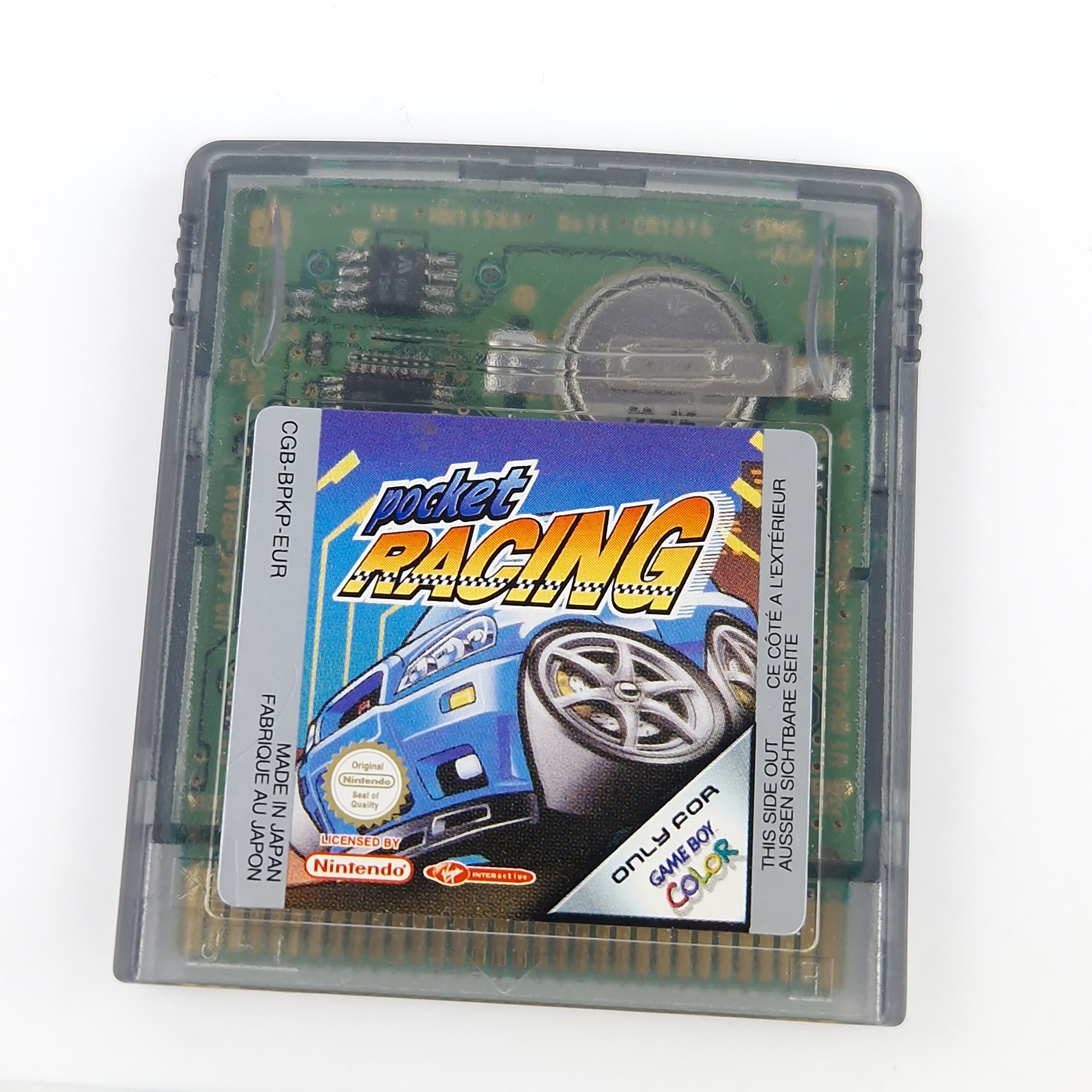 Game Boy Color Spiel – Pocket Racing GBC OVP PAL