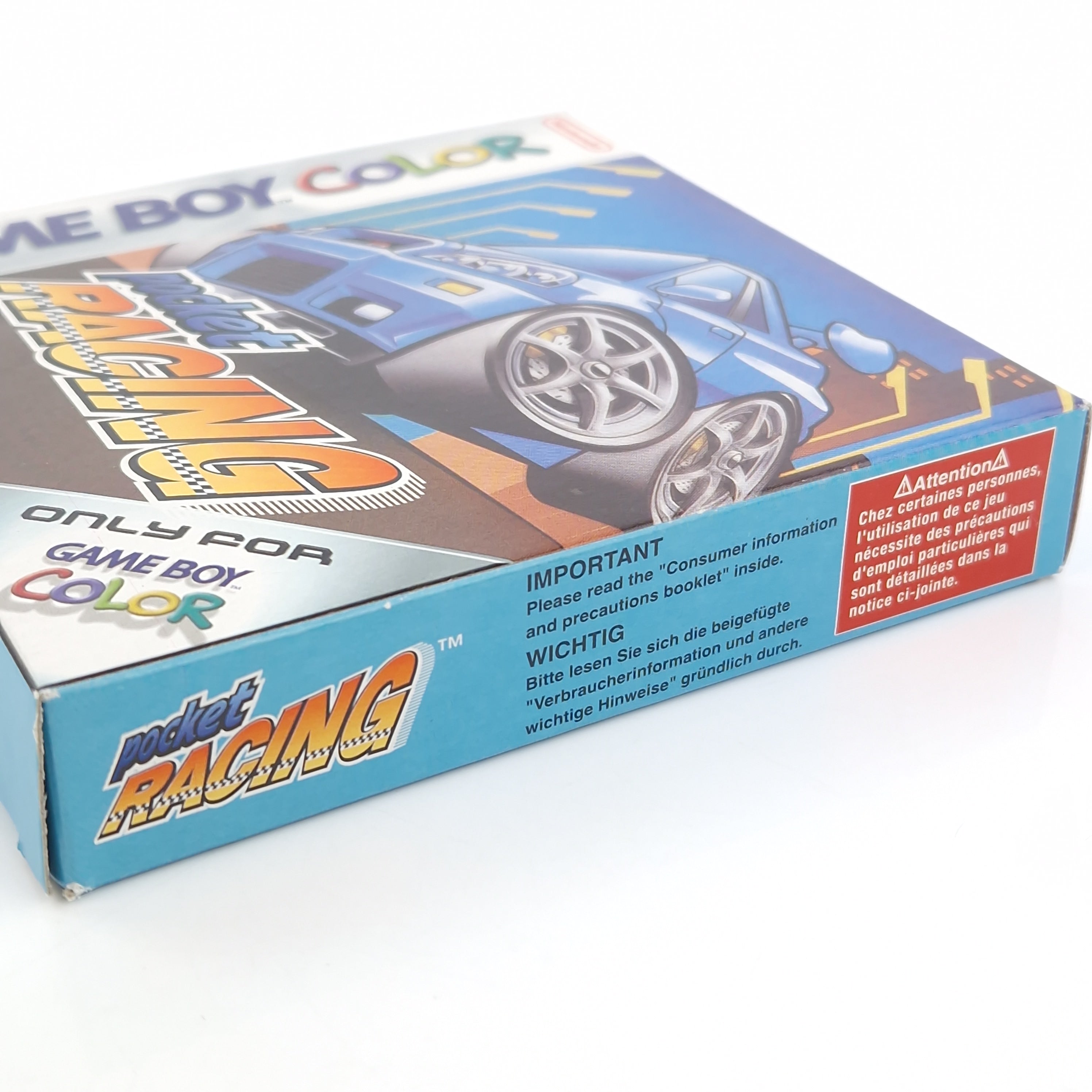 Game Boy Color Spiel – Pocket Racing GBC OVP PAL
