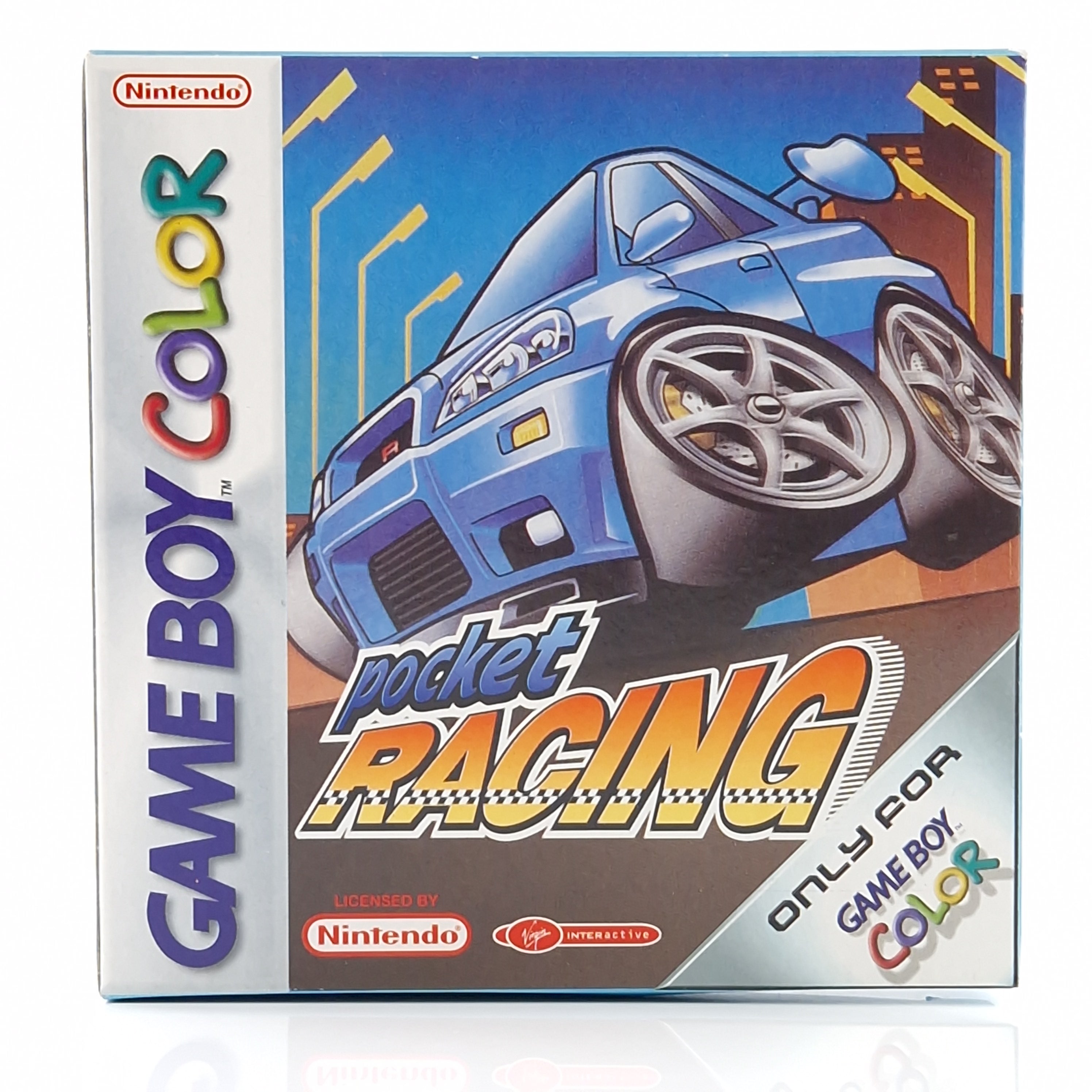 Game Boy Color Spiel – Pocket Racing GBC OVP PAL
