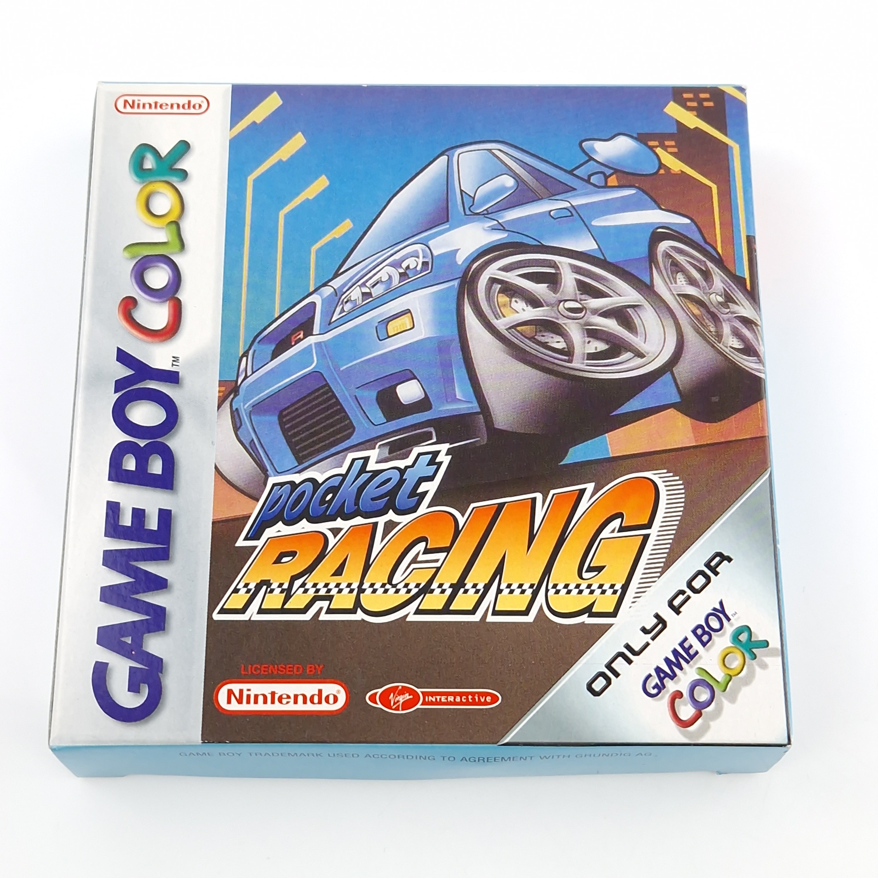 Game Boy Color Spiel – Pocket Racing GBC OVP PAL
