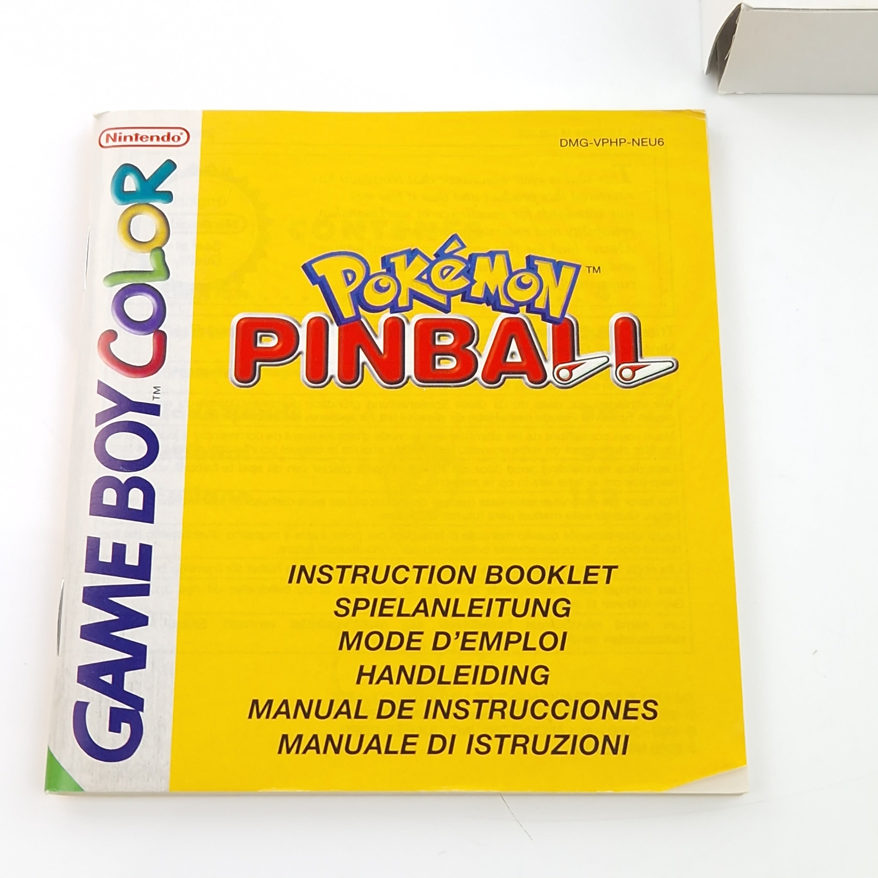 Game Boy Color Spiel – Pokemon Pinball OVP PAL