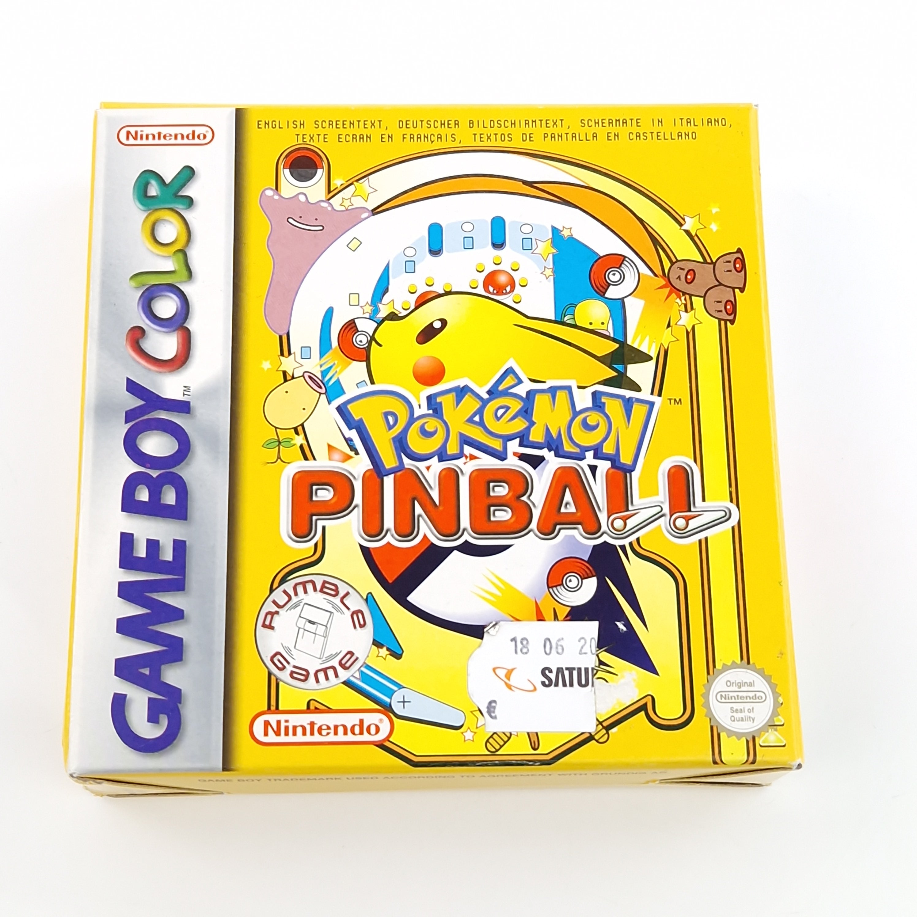 Game Boy Color Spiel – Pokemon Pinball OVP PAL