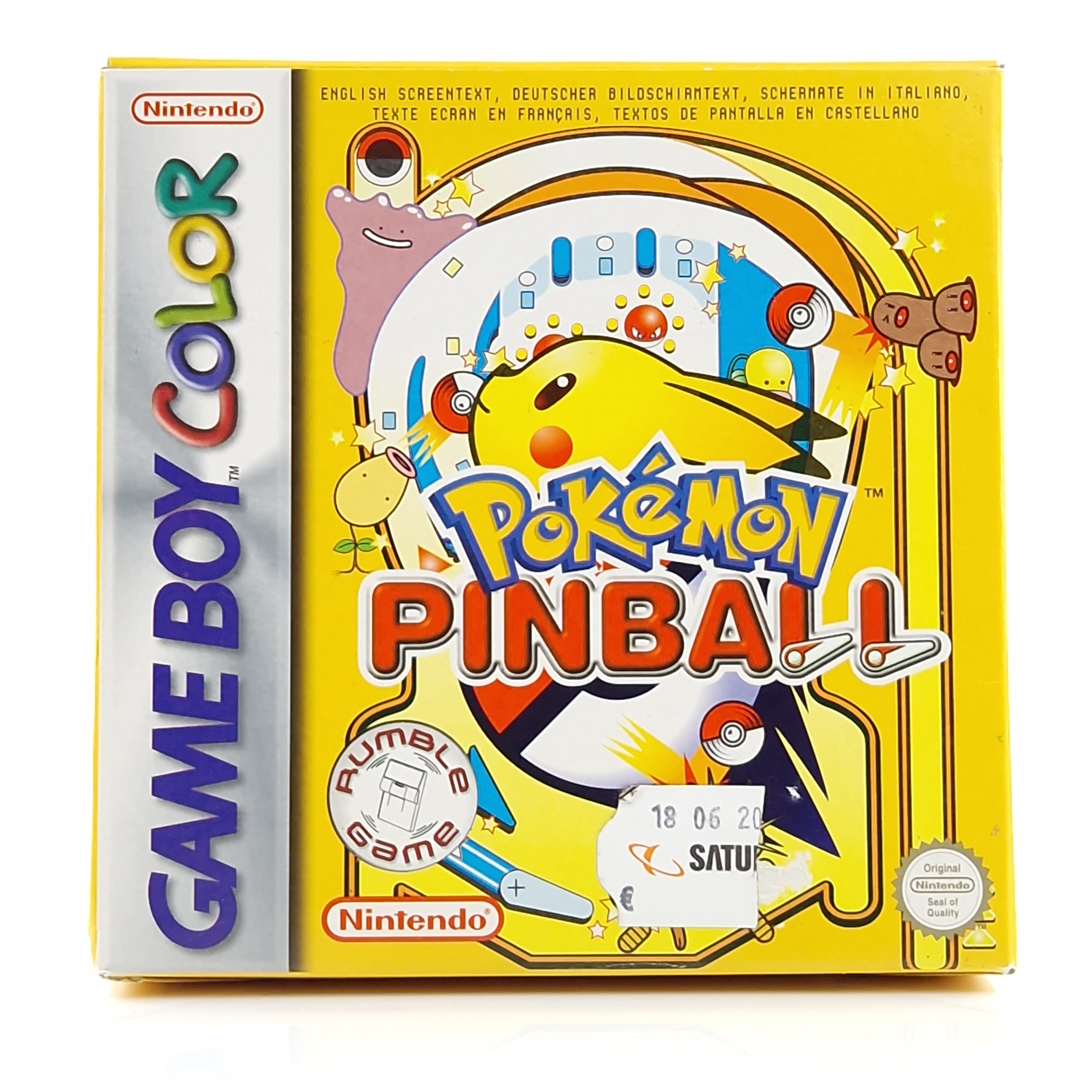 Game Boy Color Spiel – Pokemon Pinball OVP PAL