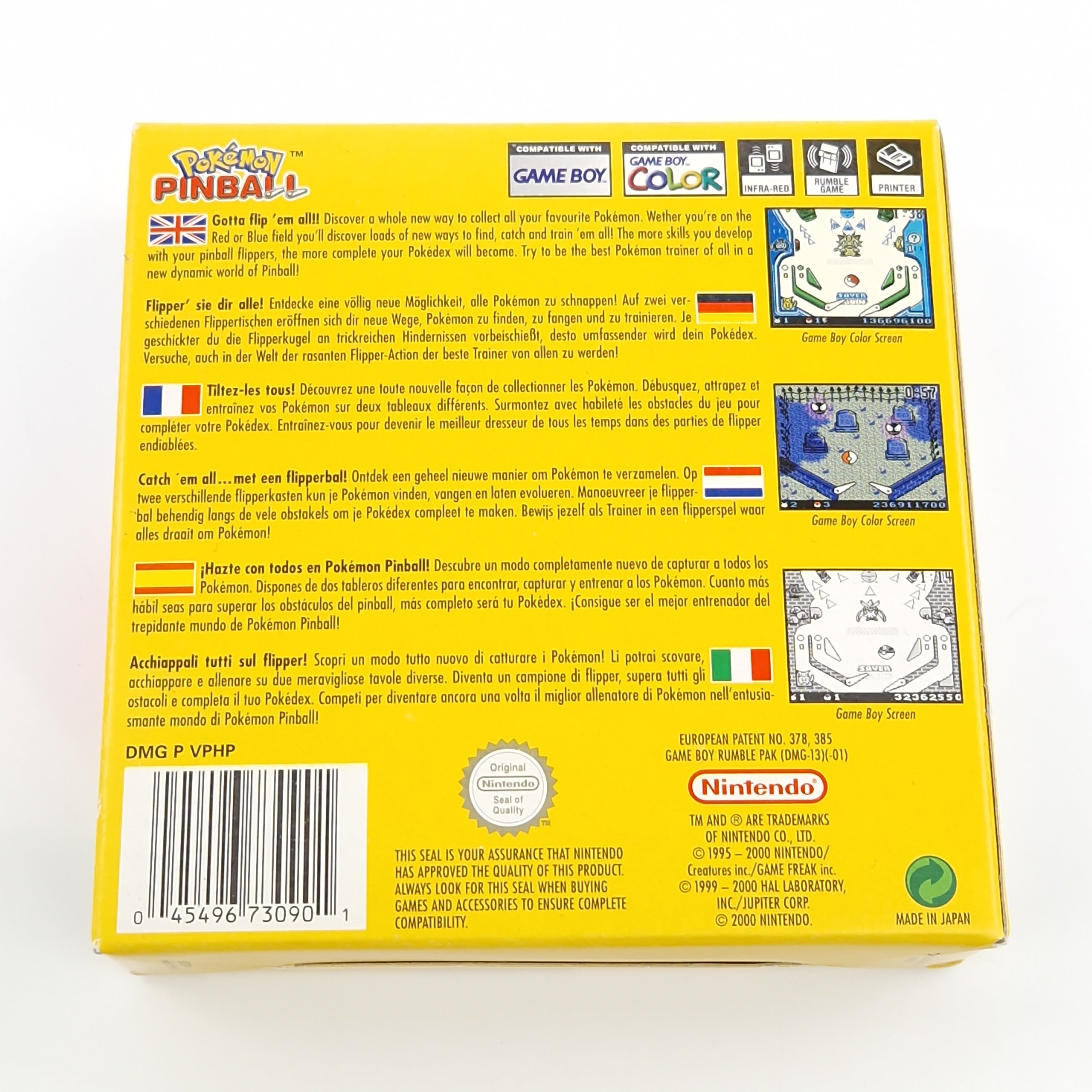 Game Boy Color Spiel – Pokemon Pinball OVP PAL
