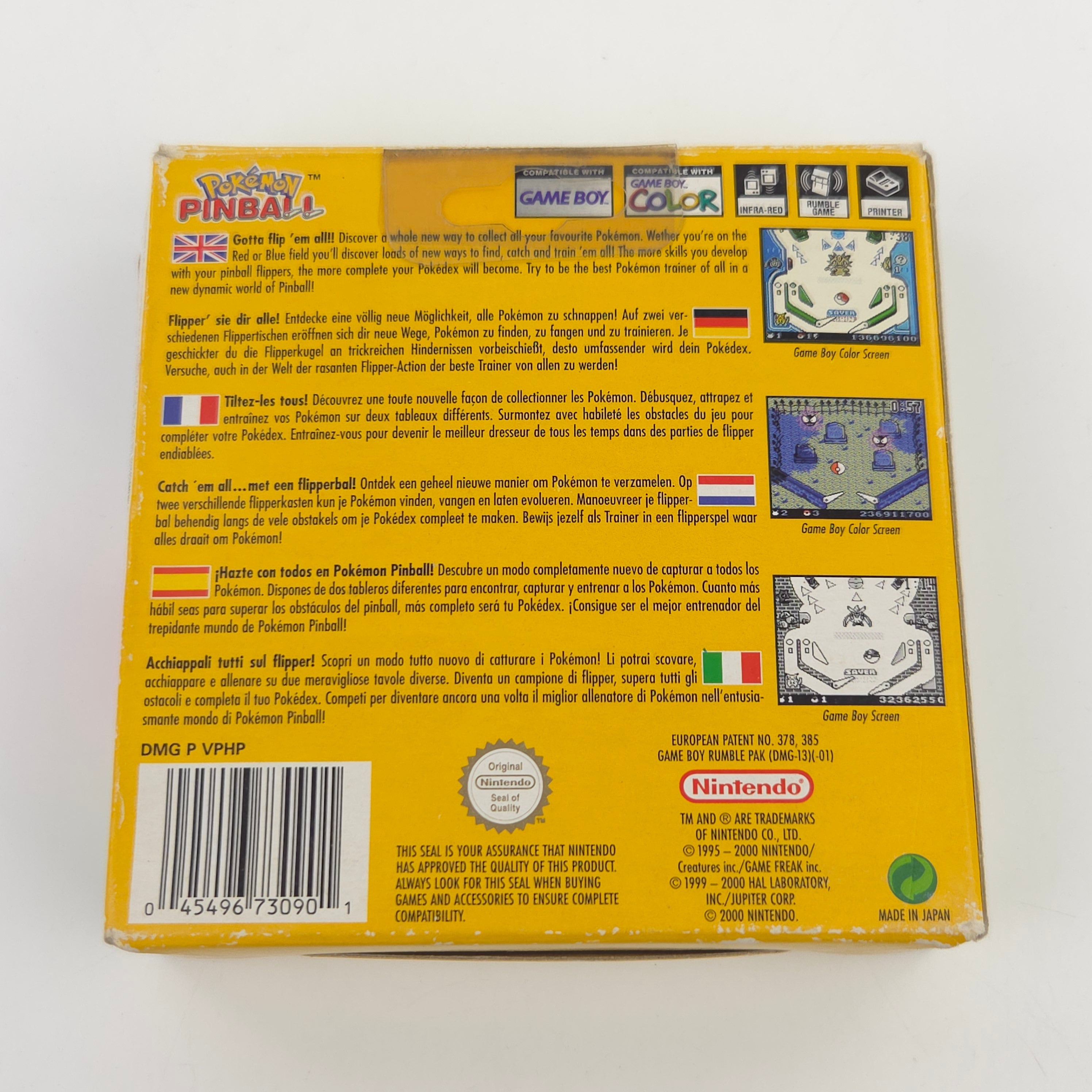 Nintendo Game Boy Color Spiel – Pokemon Pinball OVP