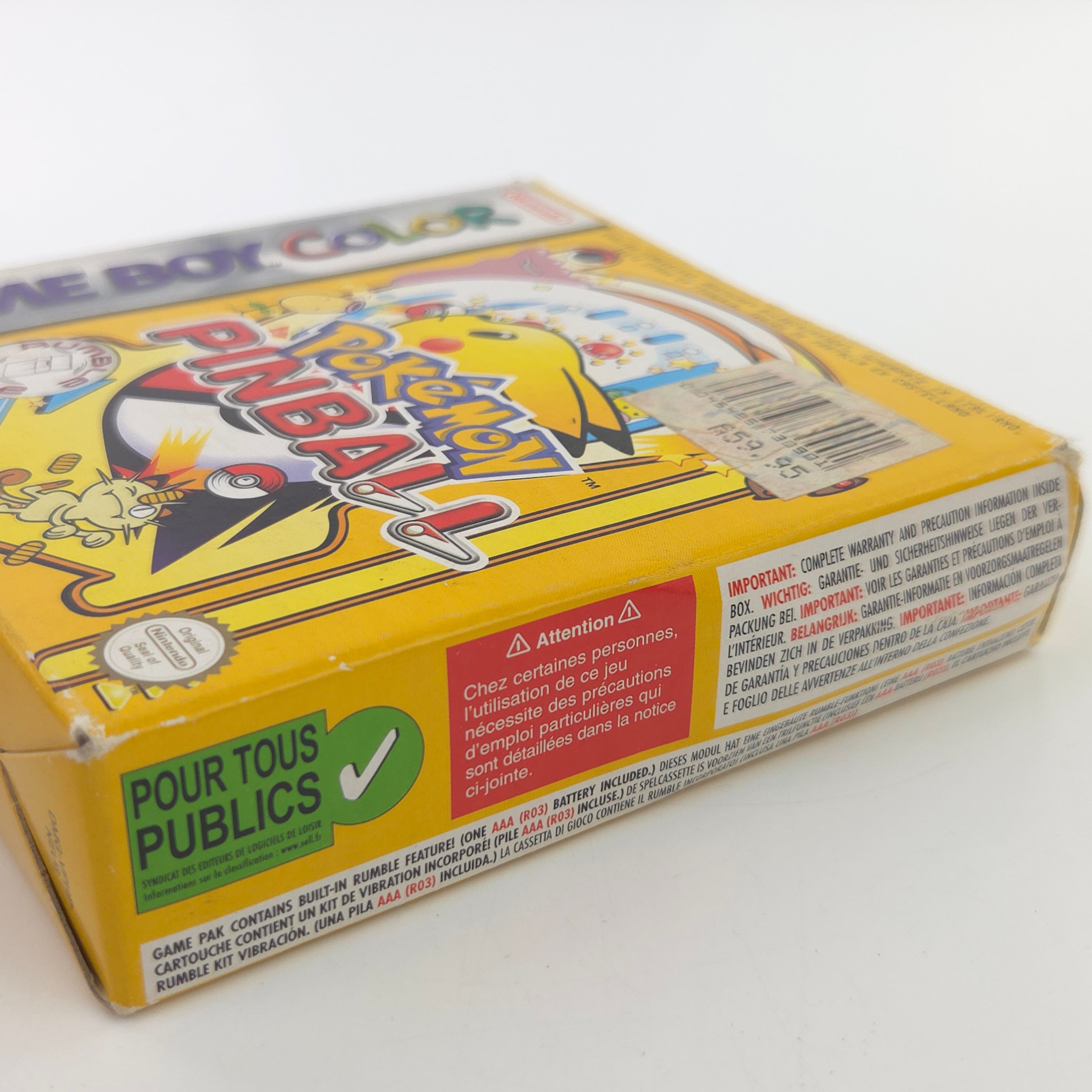 Nintendo Game Boy Color Spiel – Pokemon Pinball OVP