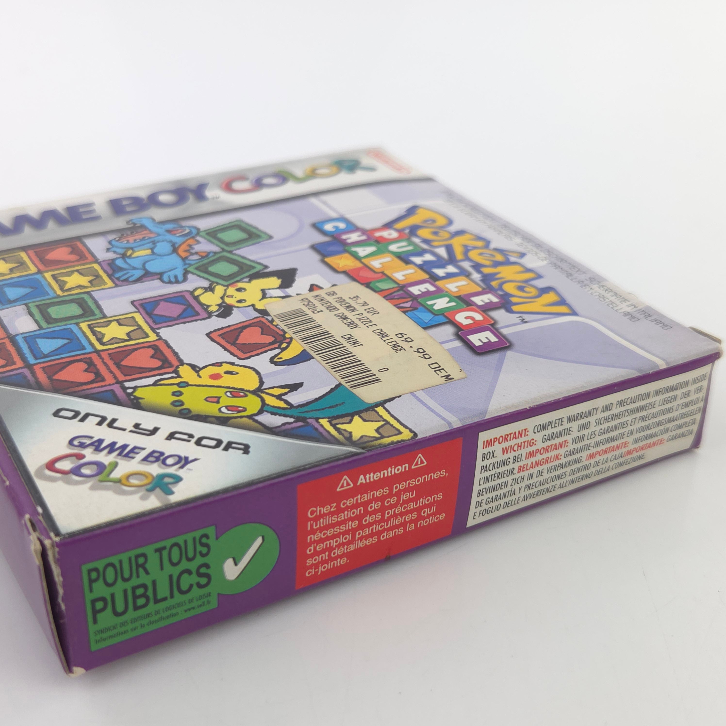 Game Boy Color Spiel – Pokemon Puzzle Challenge (OVP)