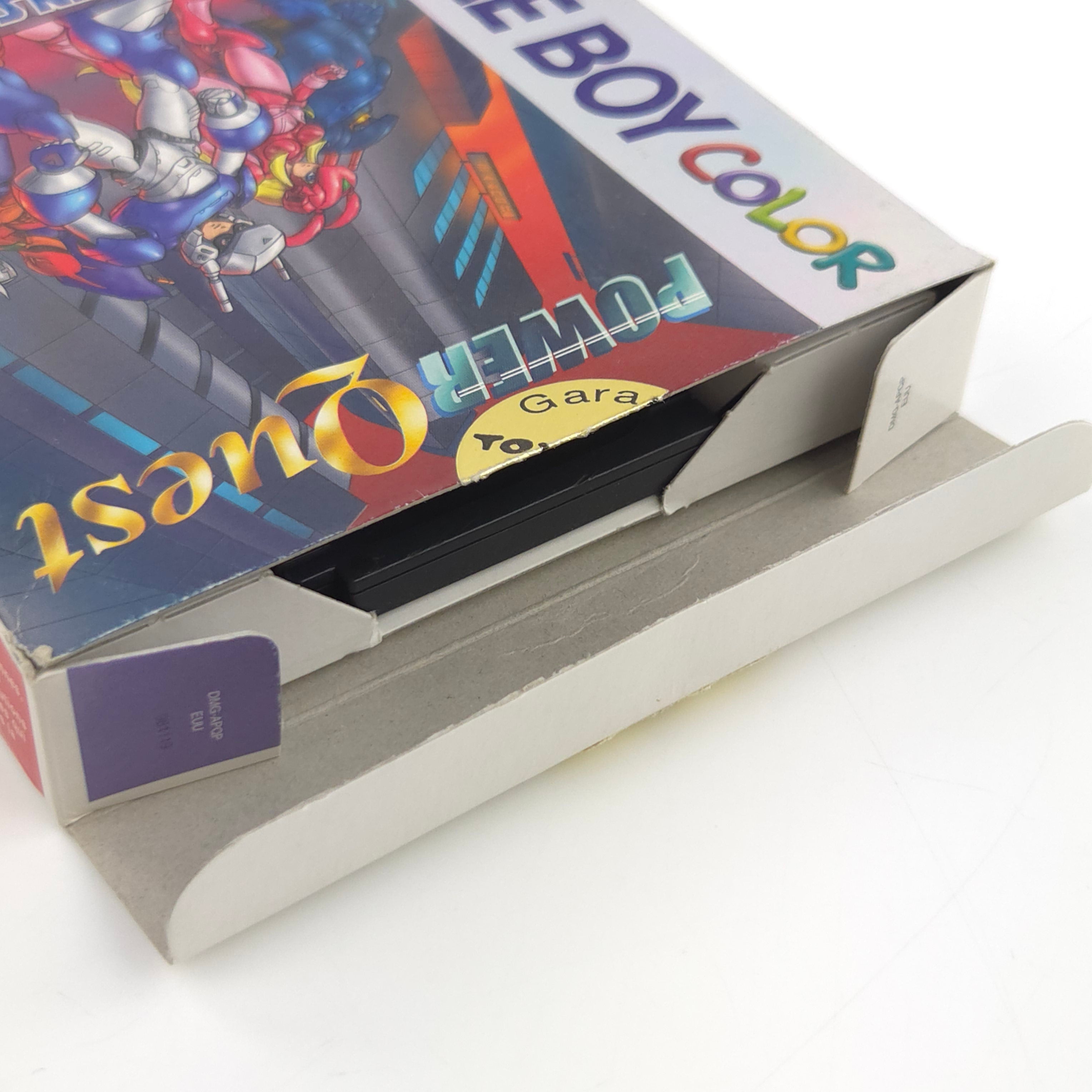 Game Boy Color Spiel – Power Quest Modul Anleitung OVP PAL