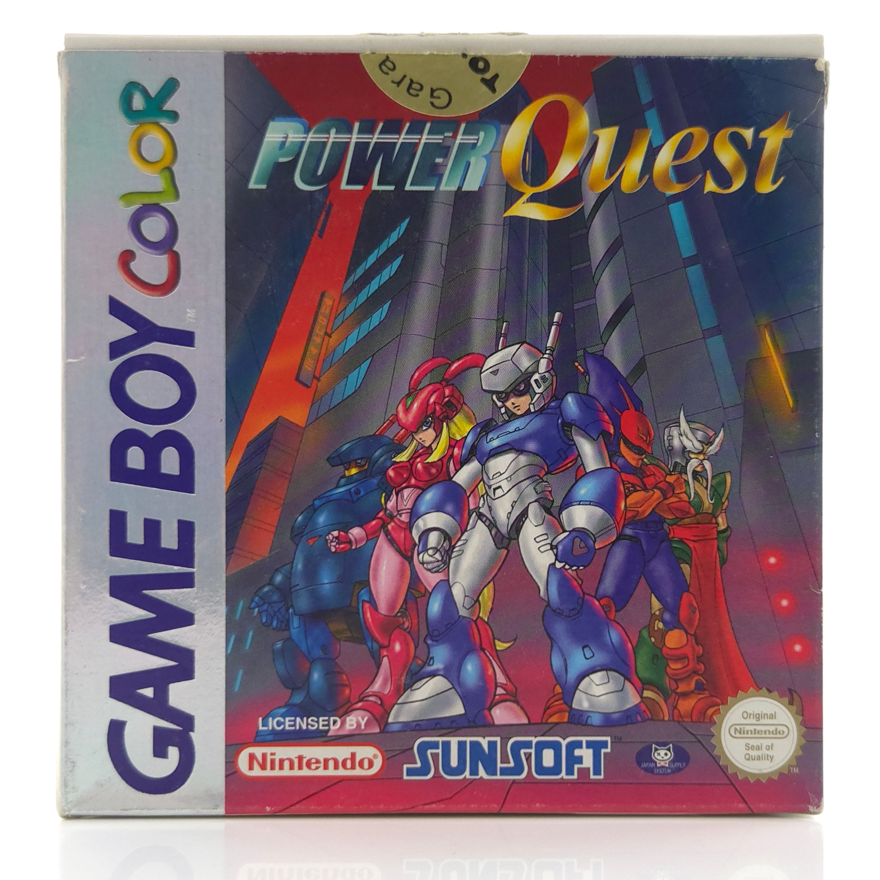 Game Boy Color Spiel – Power Quest Modul Anleitung OVP PAL