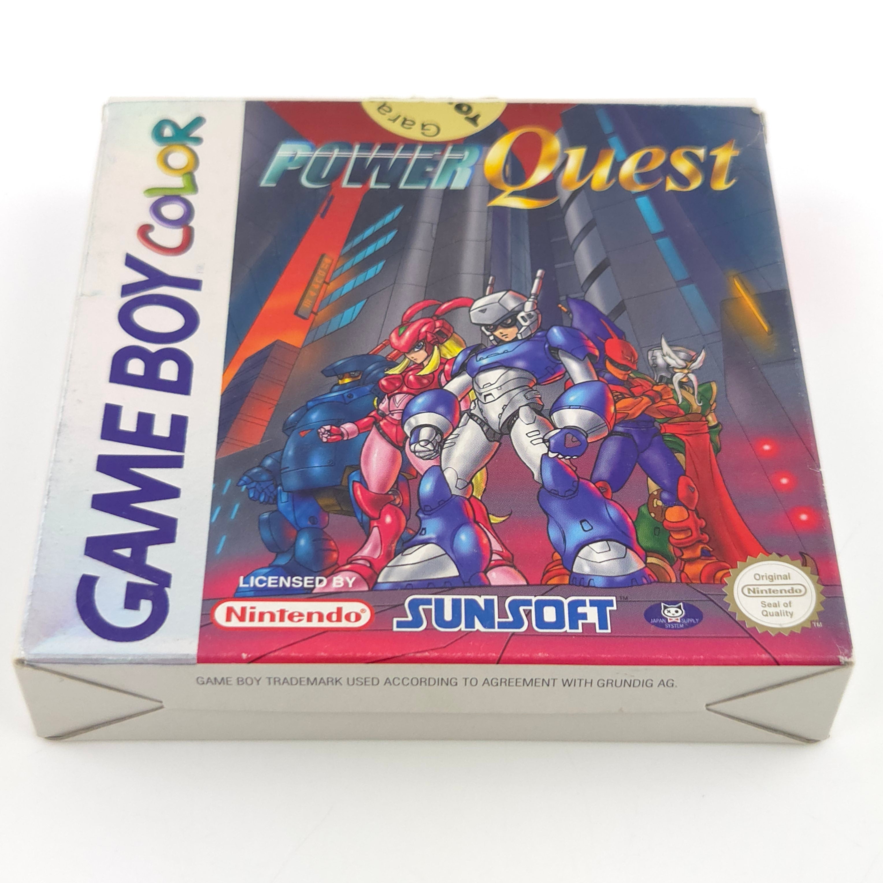 Game Boy Color Spiel – Power Quest Modul Anleitung OVP PAL