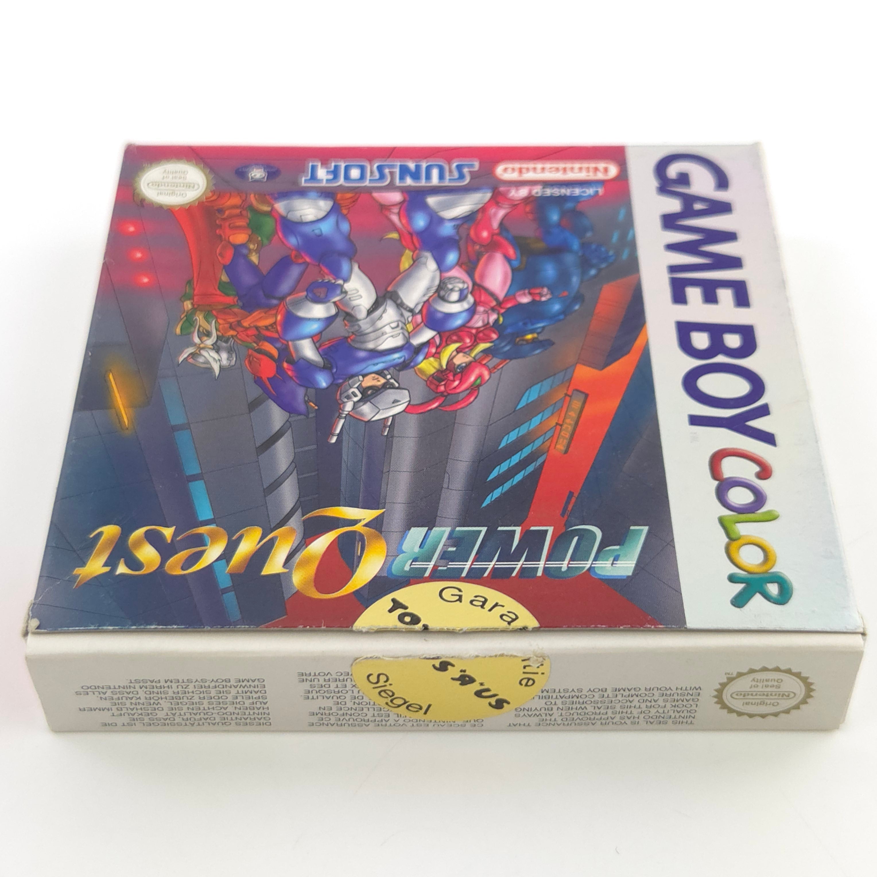Game Boy Color Spiel – Power Quest Modul Anleitung OVP PAL