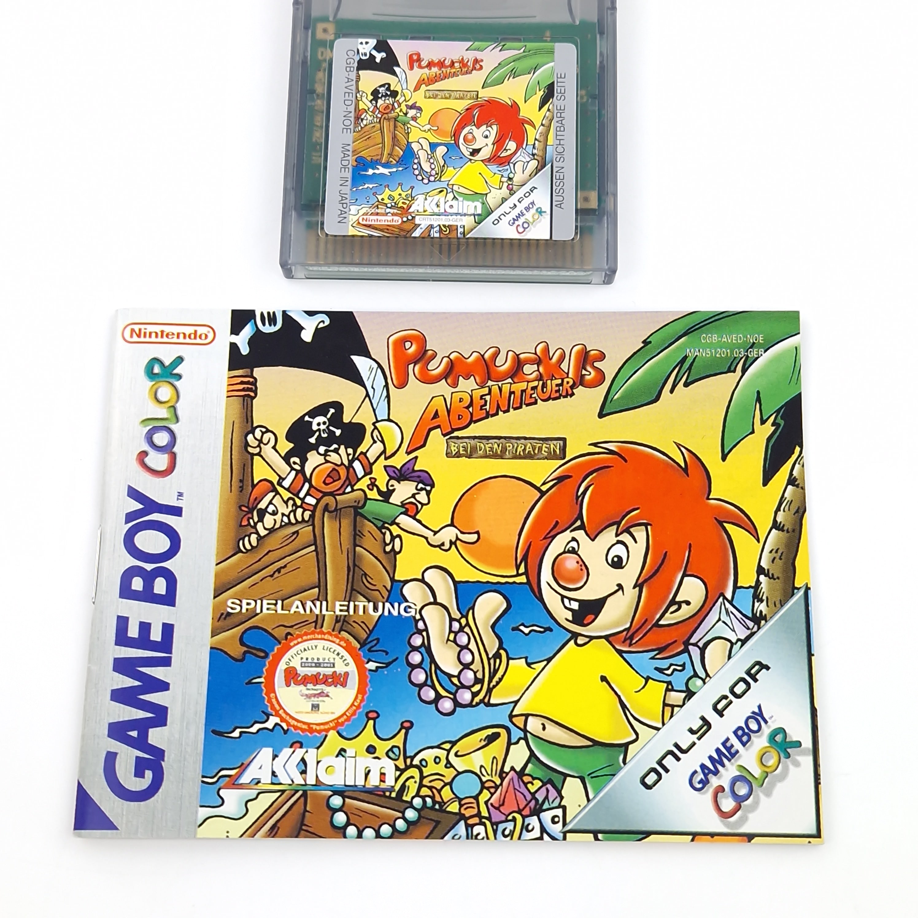 Game Boy Color Spiel – Pumuckls Abenteuer (OVP PAL)
