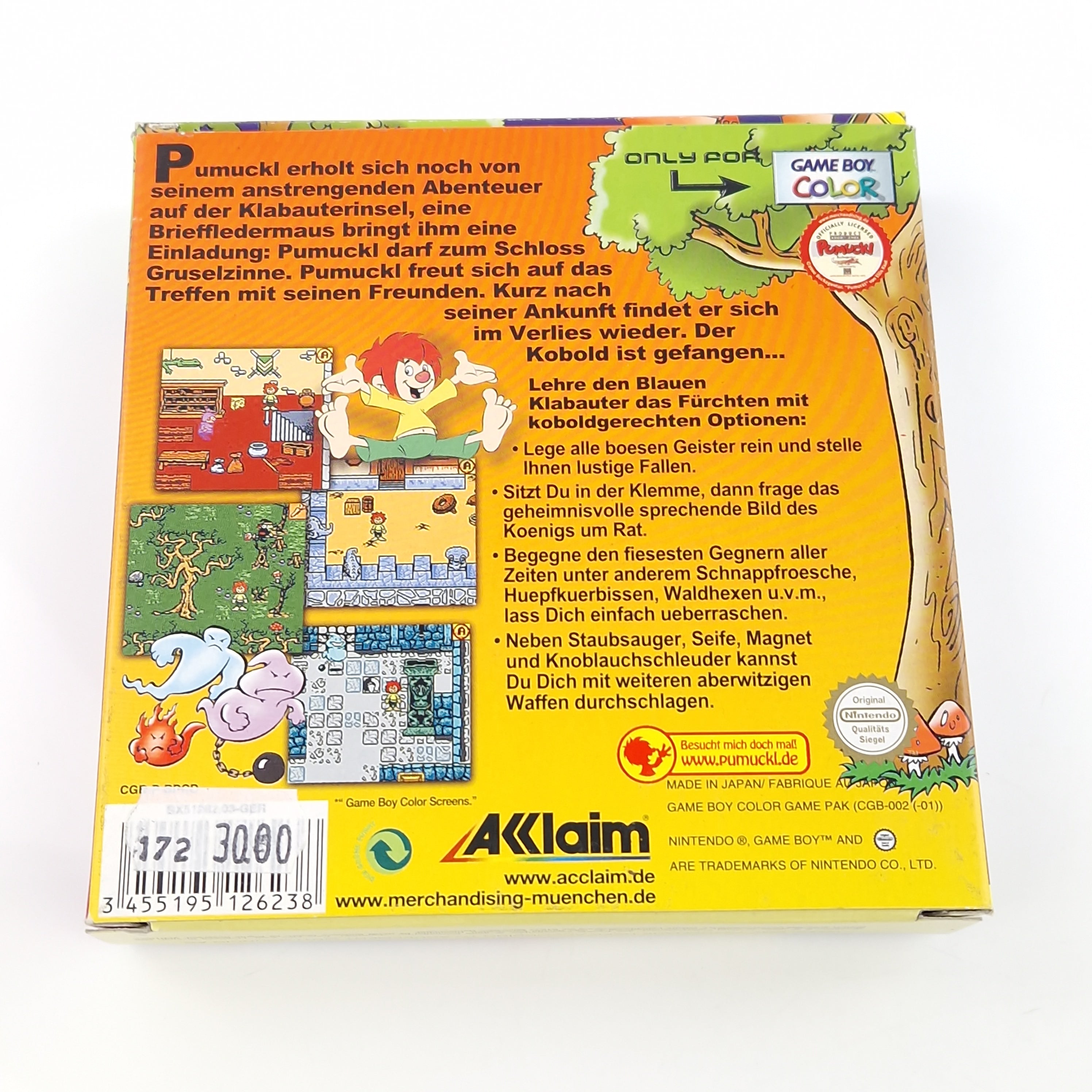 Game Boy Color Spiel – Pumuckls Abenteuer OVP