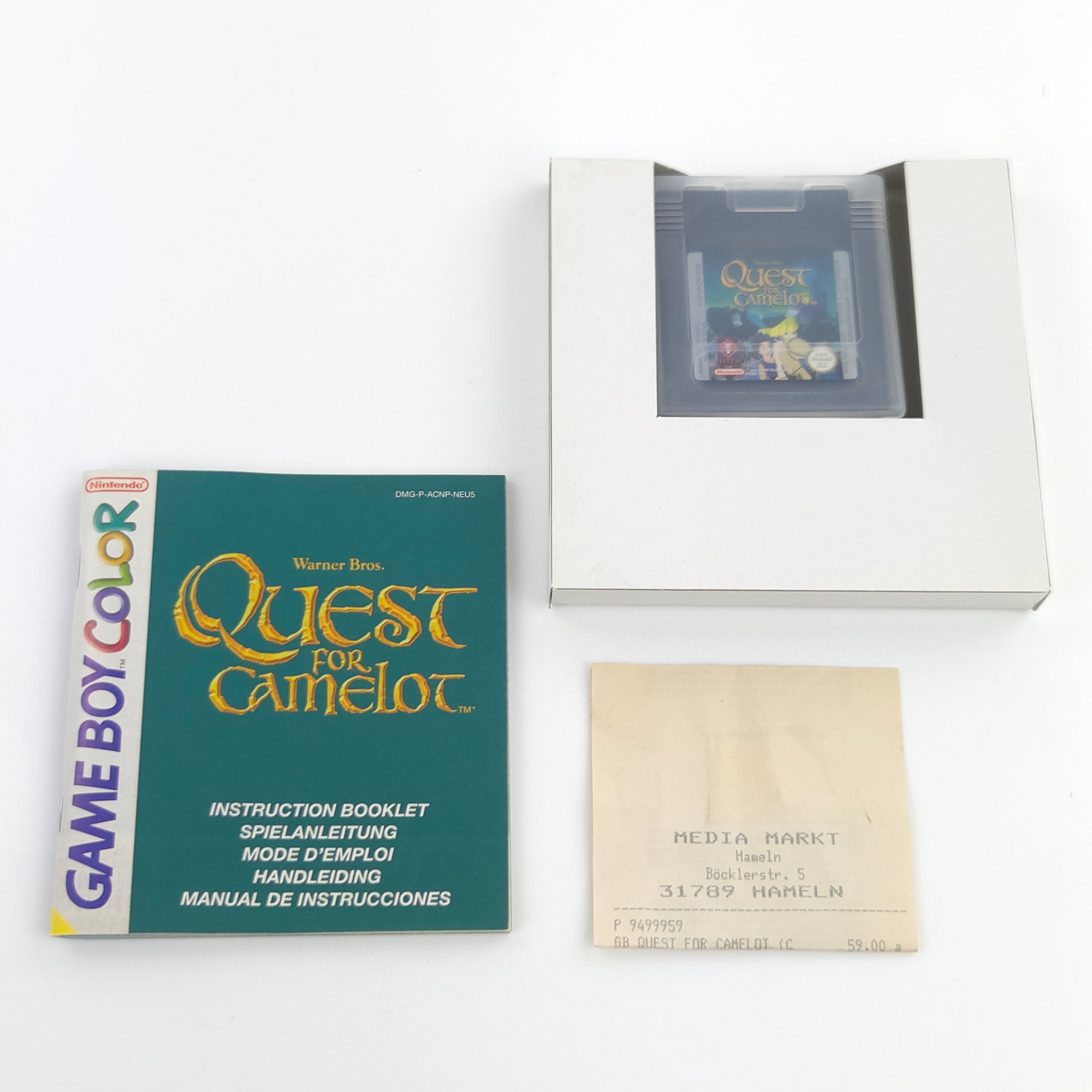 Game Boy Color Spiel – Quest for Camelot (OVP PAL)