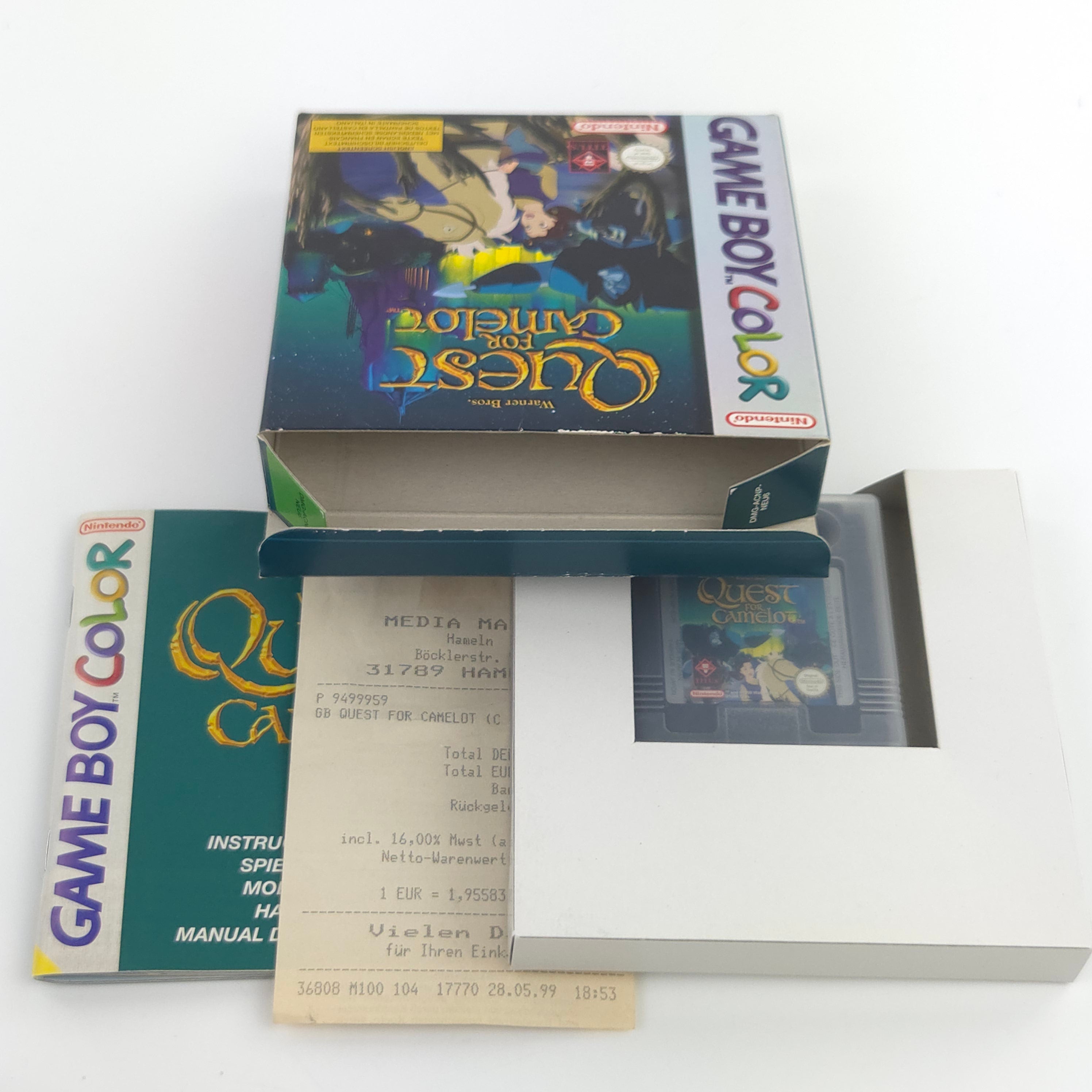 Game Boy Color Spiel – Quest for Camelot (OVP PAL)