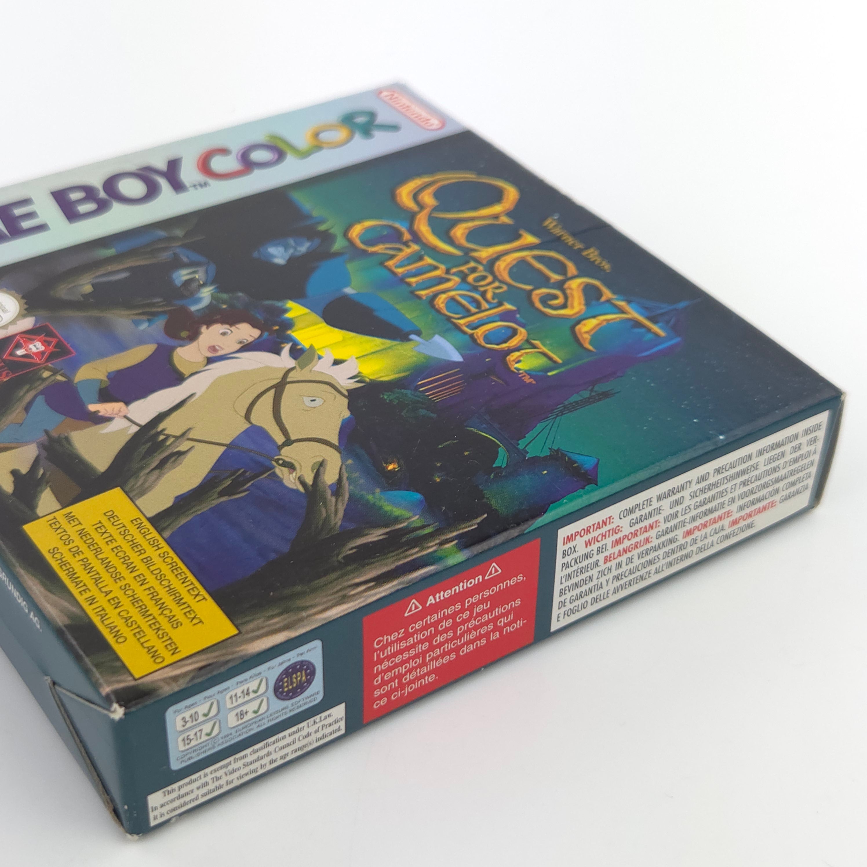 Game Boy Color Spiel – Quest for Camelot (OVP PAL)