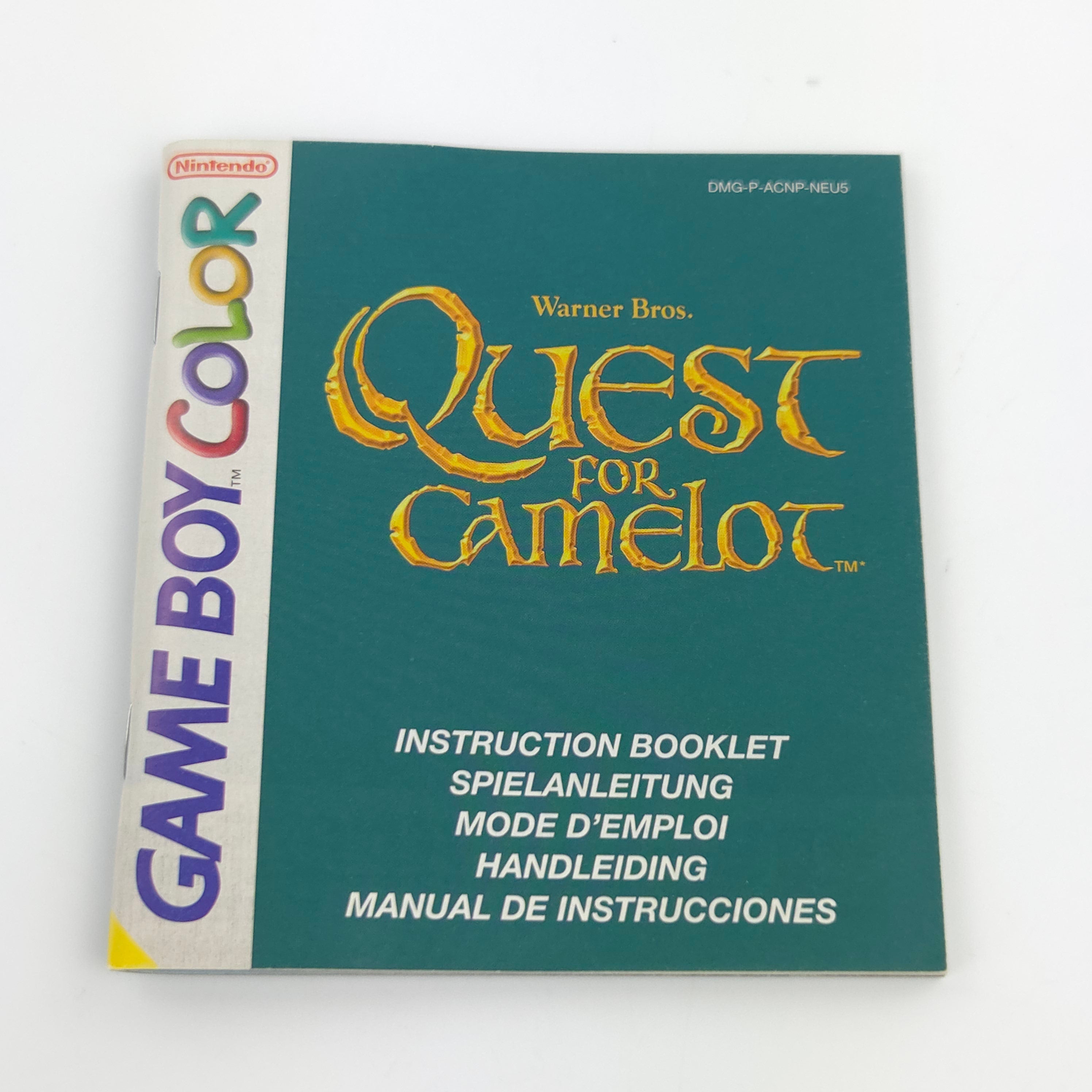 Game Boy Color Spiel – Quest for Camelot (OVP PAL)