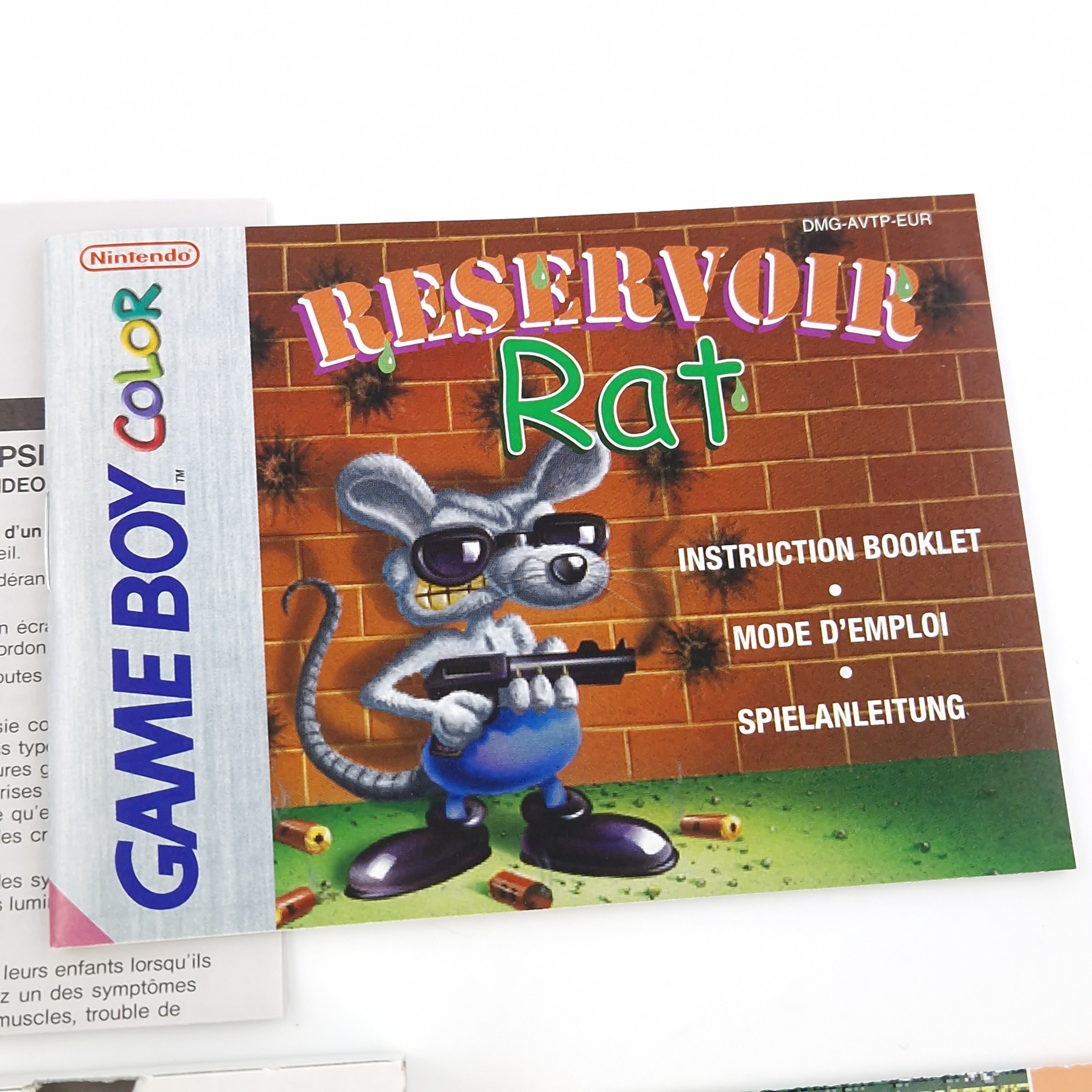 Game Boy Color Spiel – Reservoir Rat OVP PAL