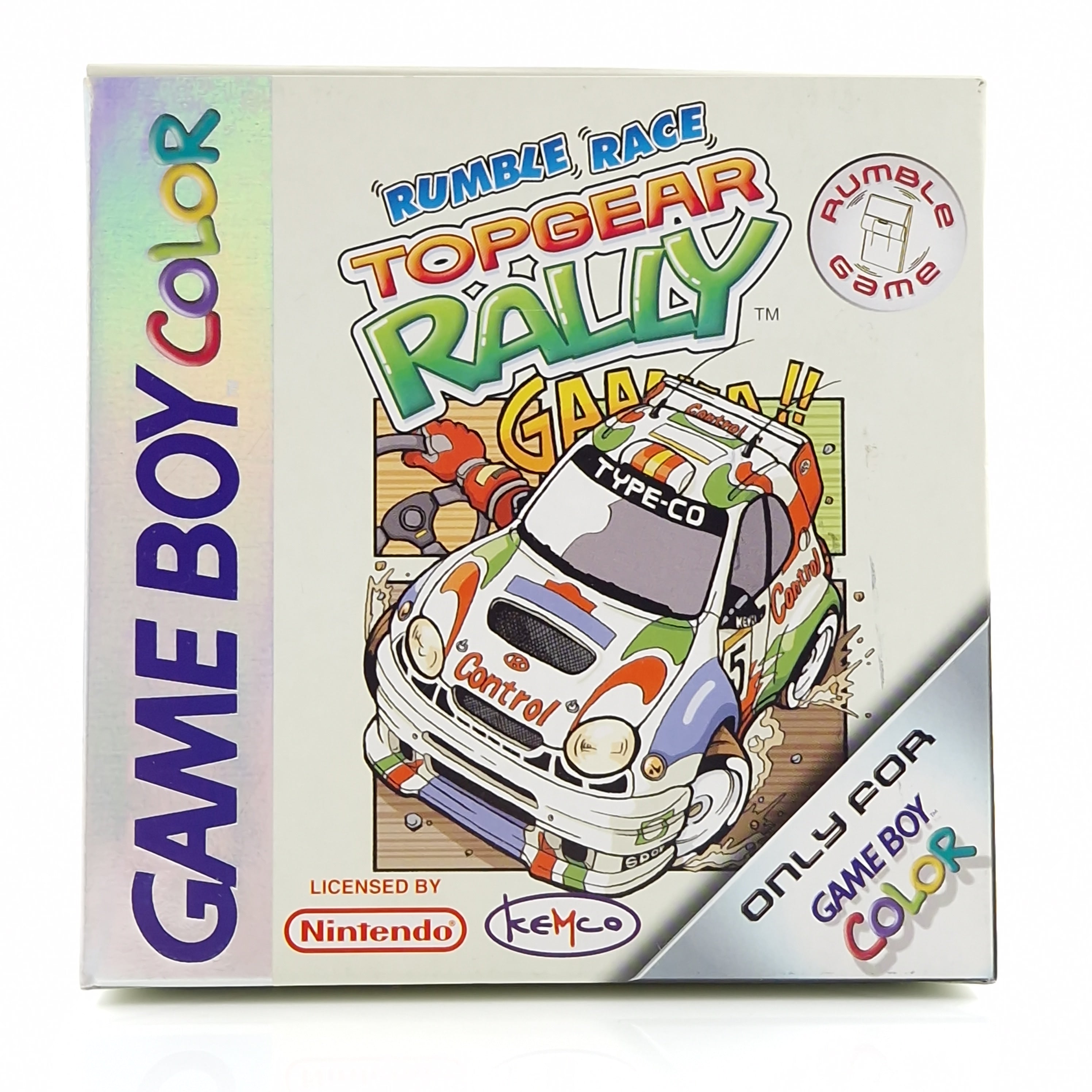Game Boy Color Spiel – Rumble Race Topgear Rally OVP PAL