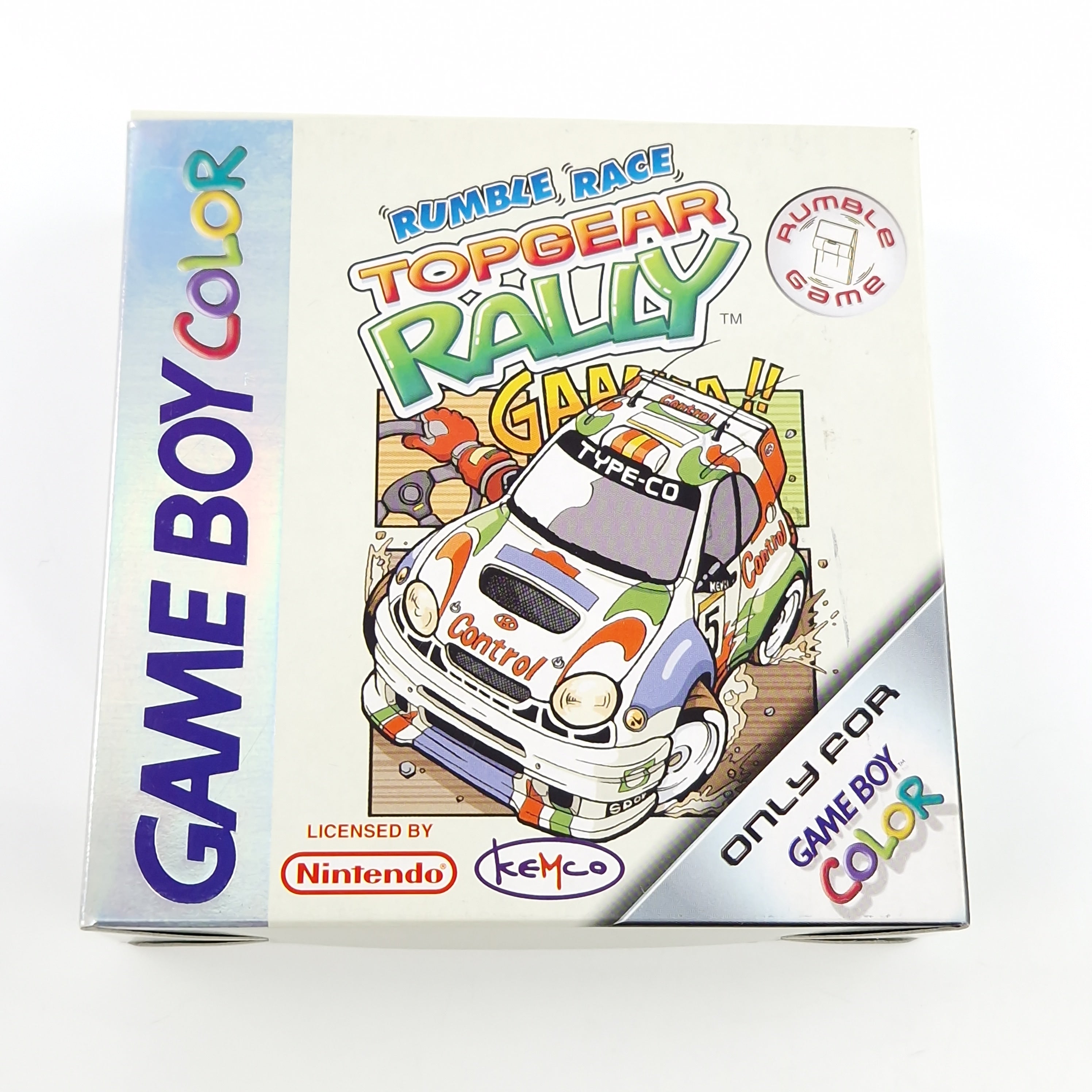 Game Boy Color Spiel – Rumble Race Topgear Rally OVP PAL