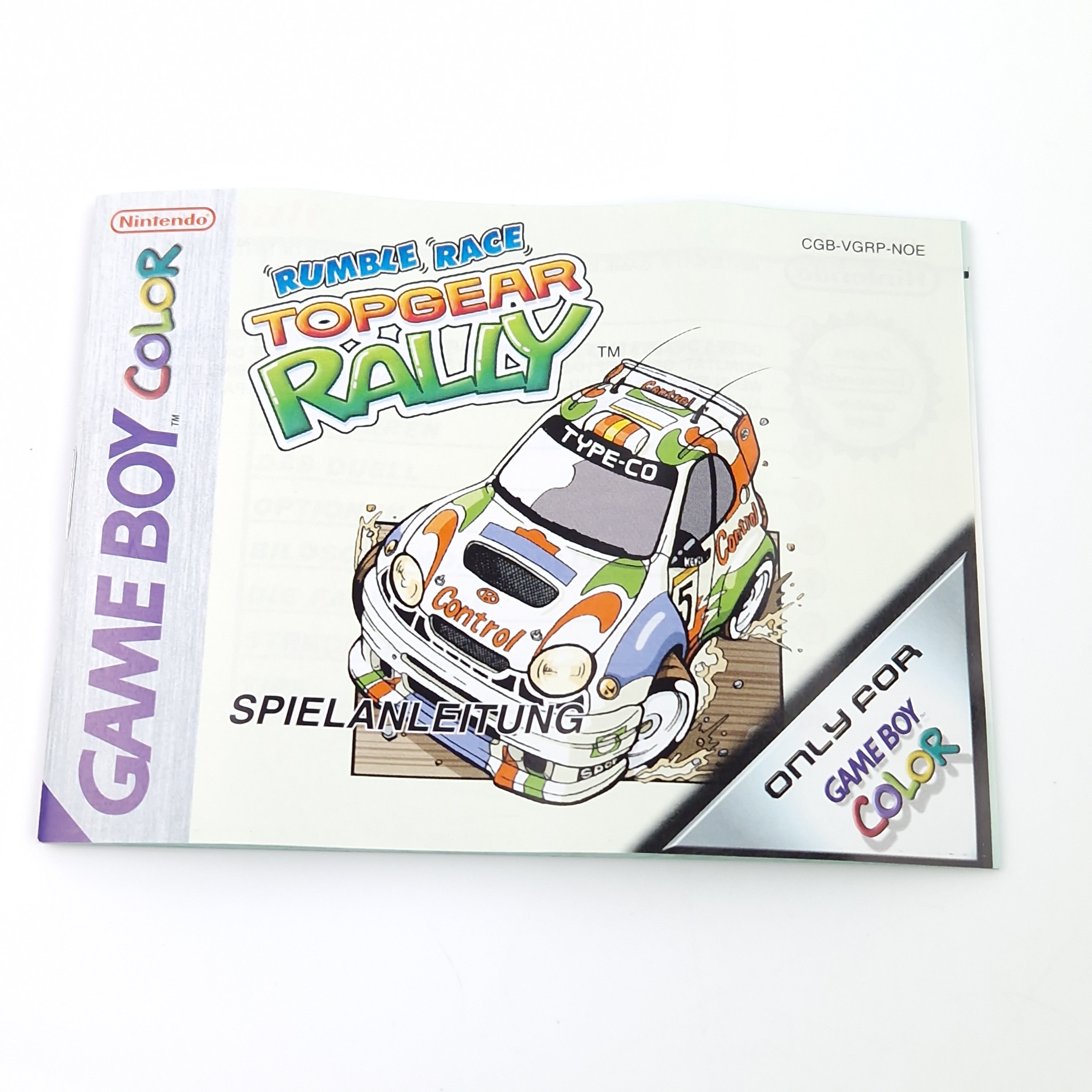 Game Boy Color Spiel – Rumble Race Topgear Rally OVP PAL