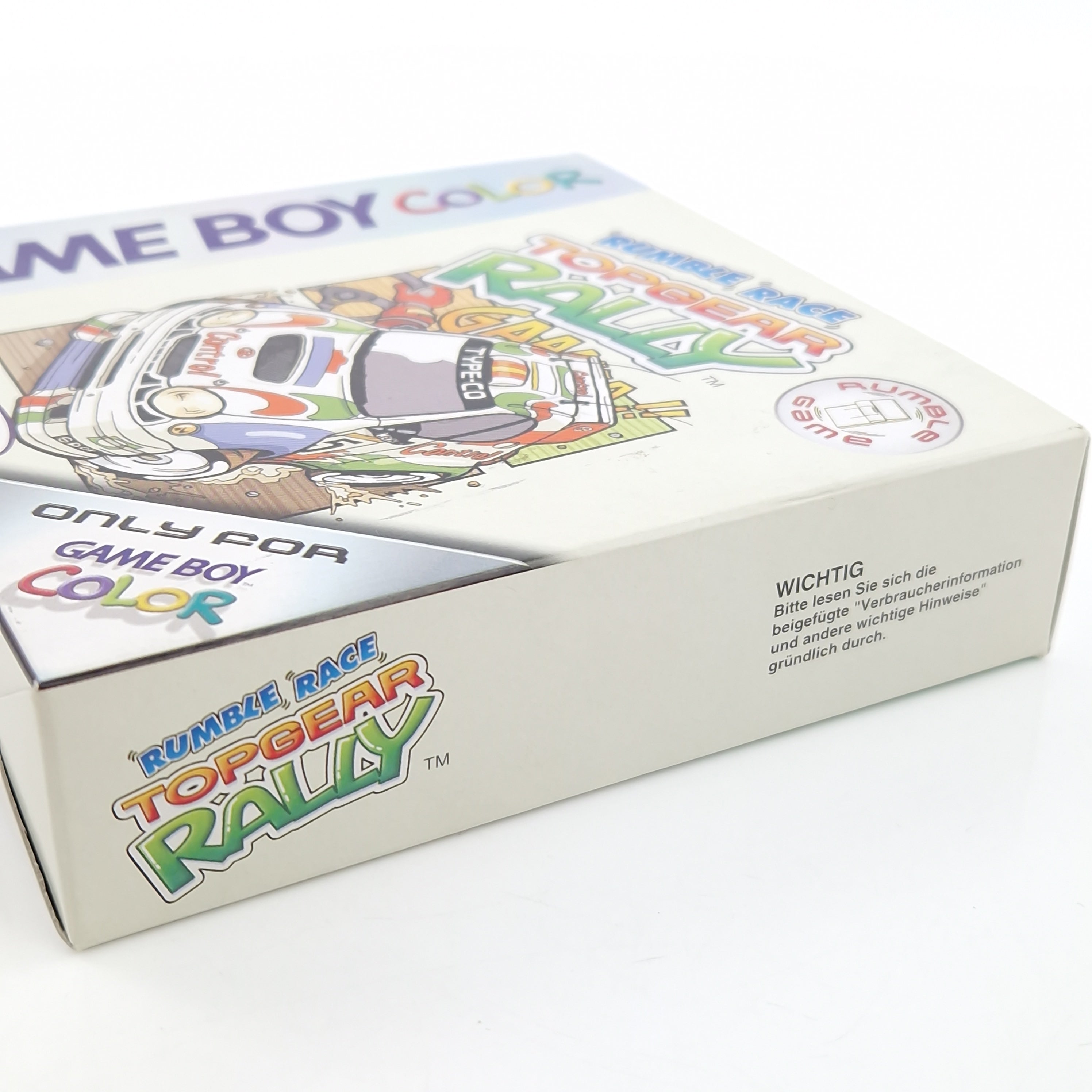 Game Boy Color Spiel – Rumble Race Topgear Rally OVP PAL