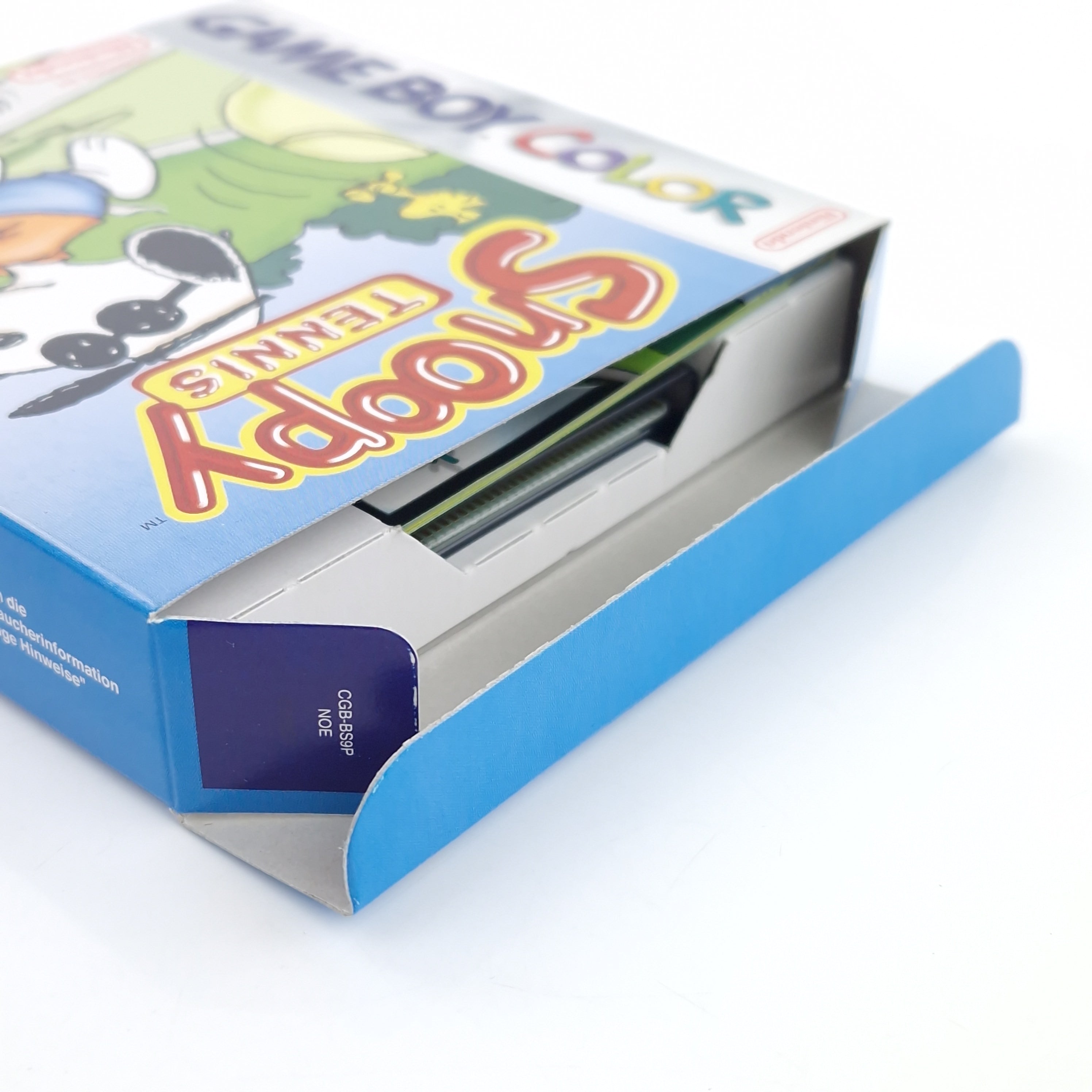 Game Boy Color Spiel – Snoopy Tennis (OVP PAL Anleitung)
