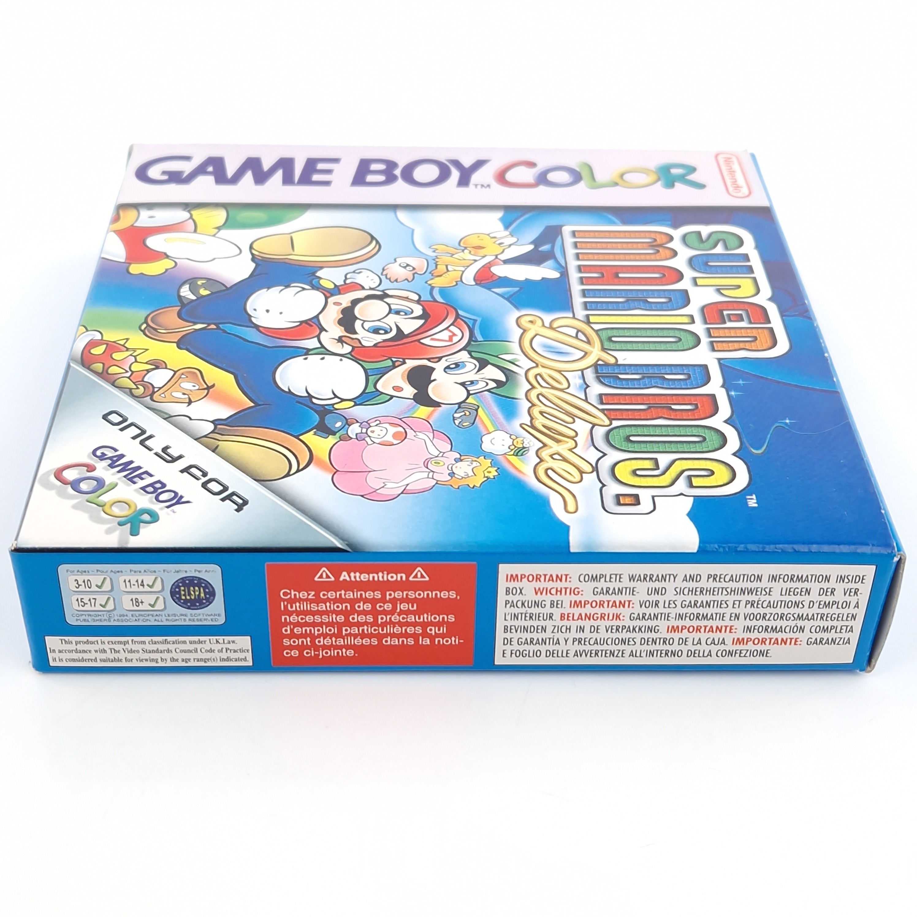 Game Boy Color Spiel – Super Mario Bros Deluxe OVP PAL