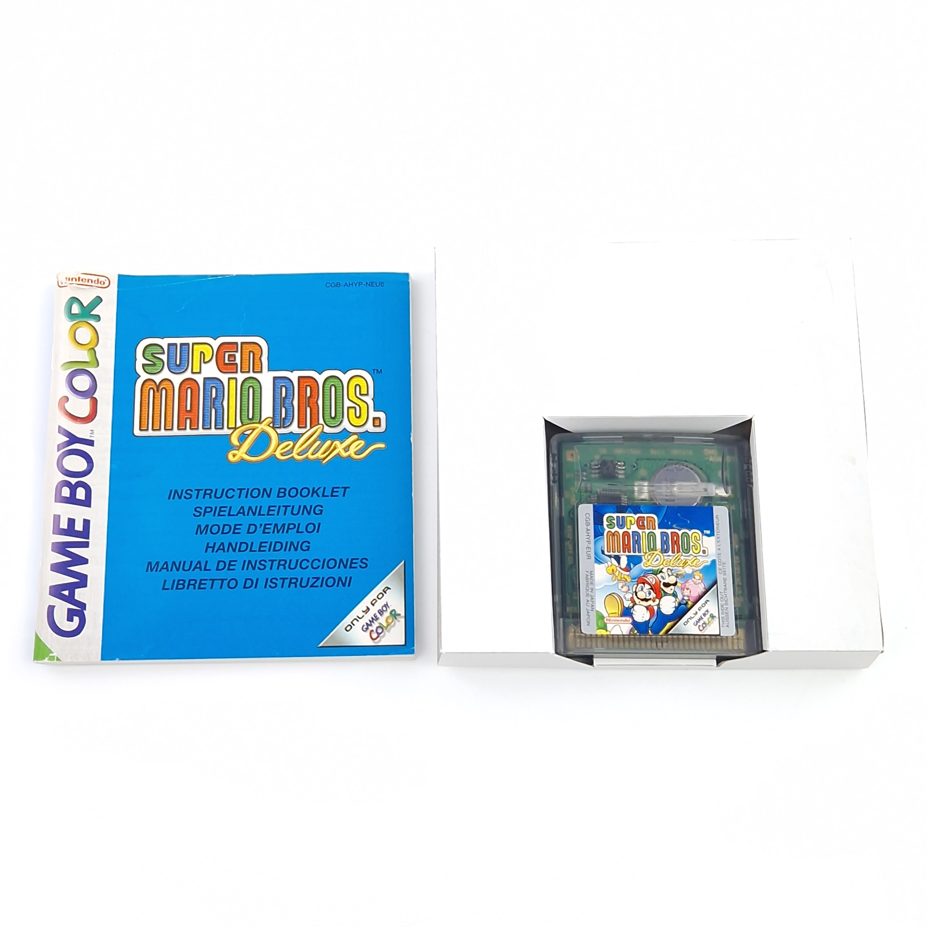 Game Boy Color Spiel – Super Mario Bros Deluxe OVP PAL