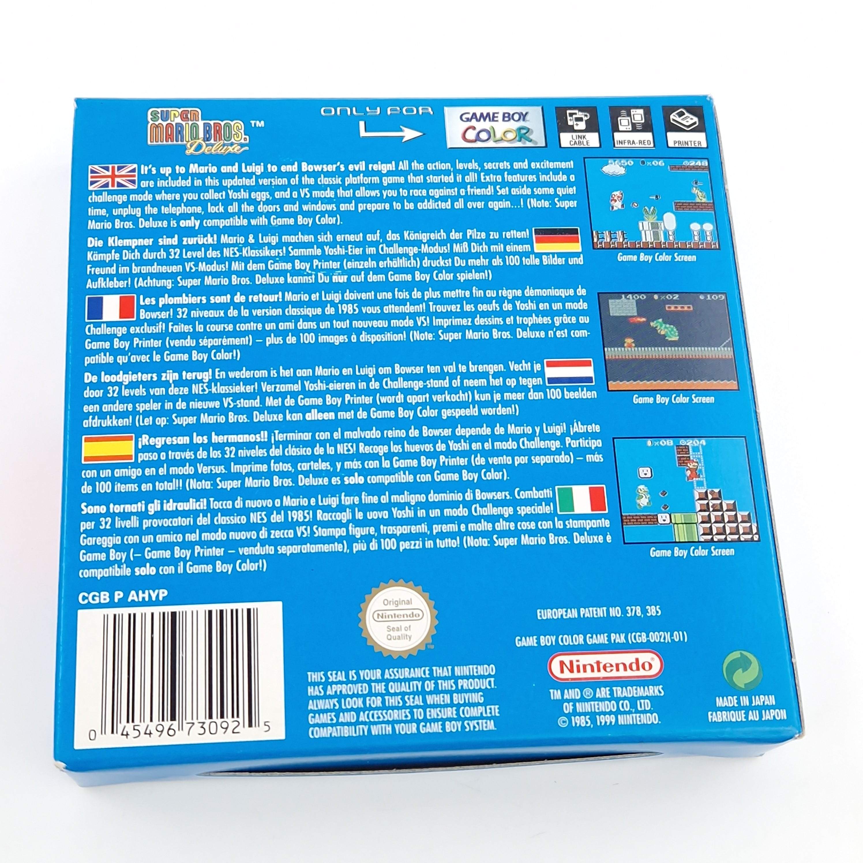 Game Boy Color Spiel – Super Mario Bros Deluxe OVP PAL