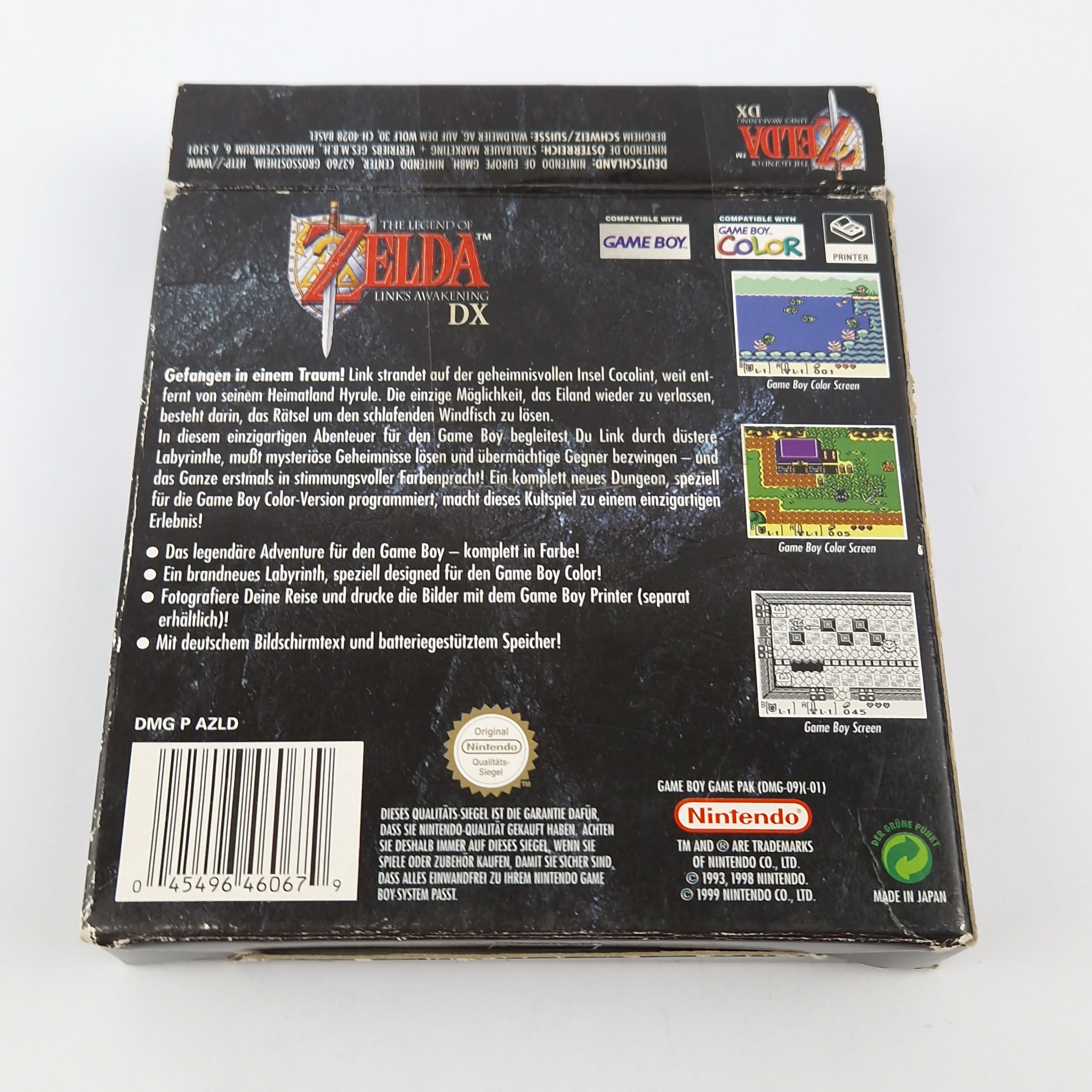 Nintendo Game Boy Color Spiel – Zelda Links Awakening DX OVP PAL