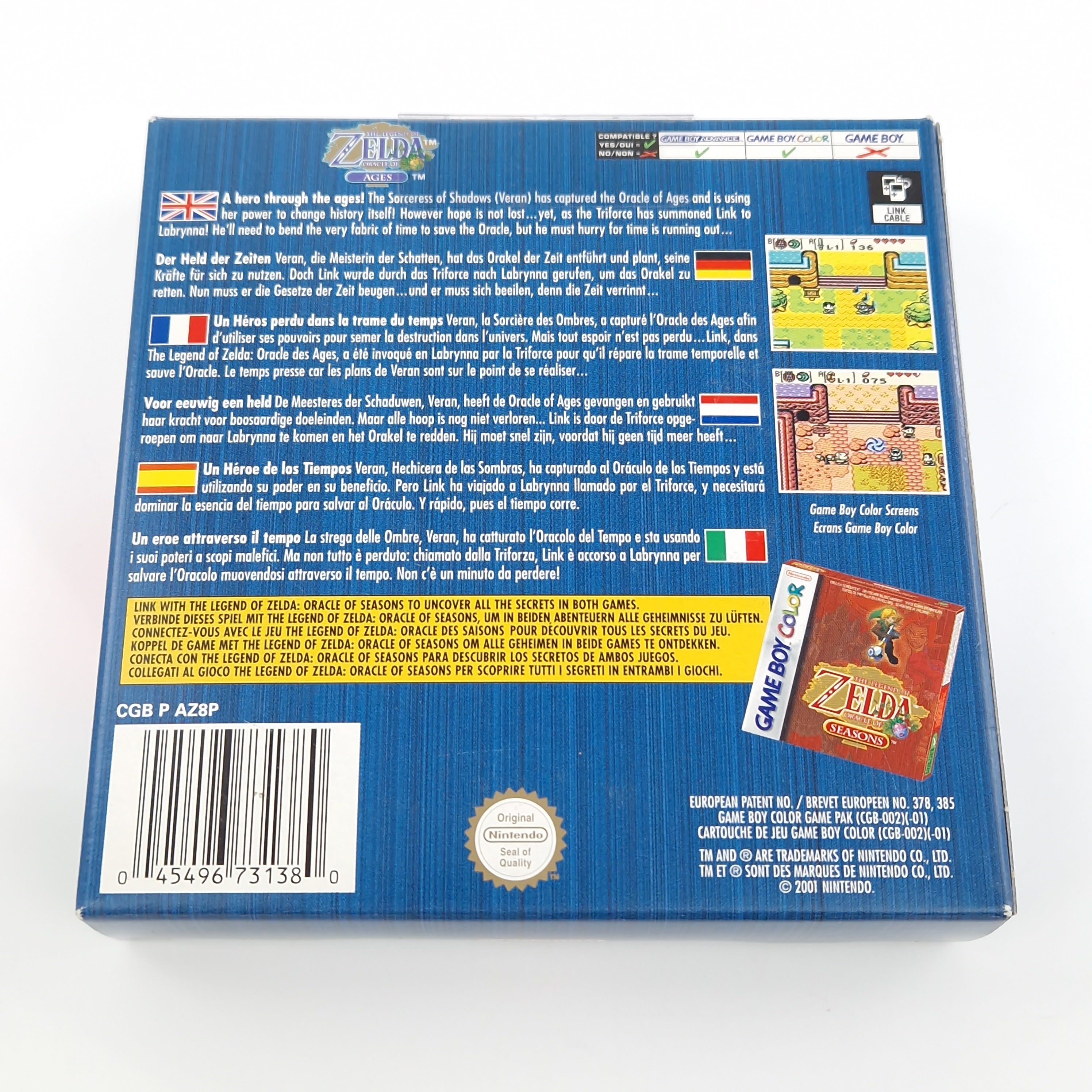 Game Boy Color Spiel – Oracle of Ages (OVP PAL)