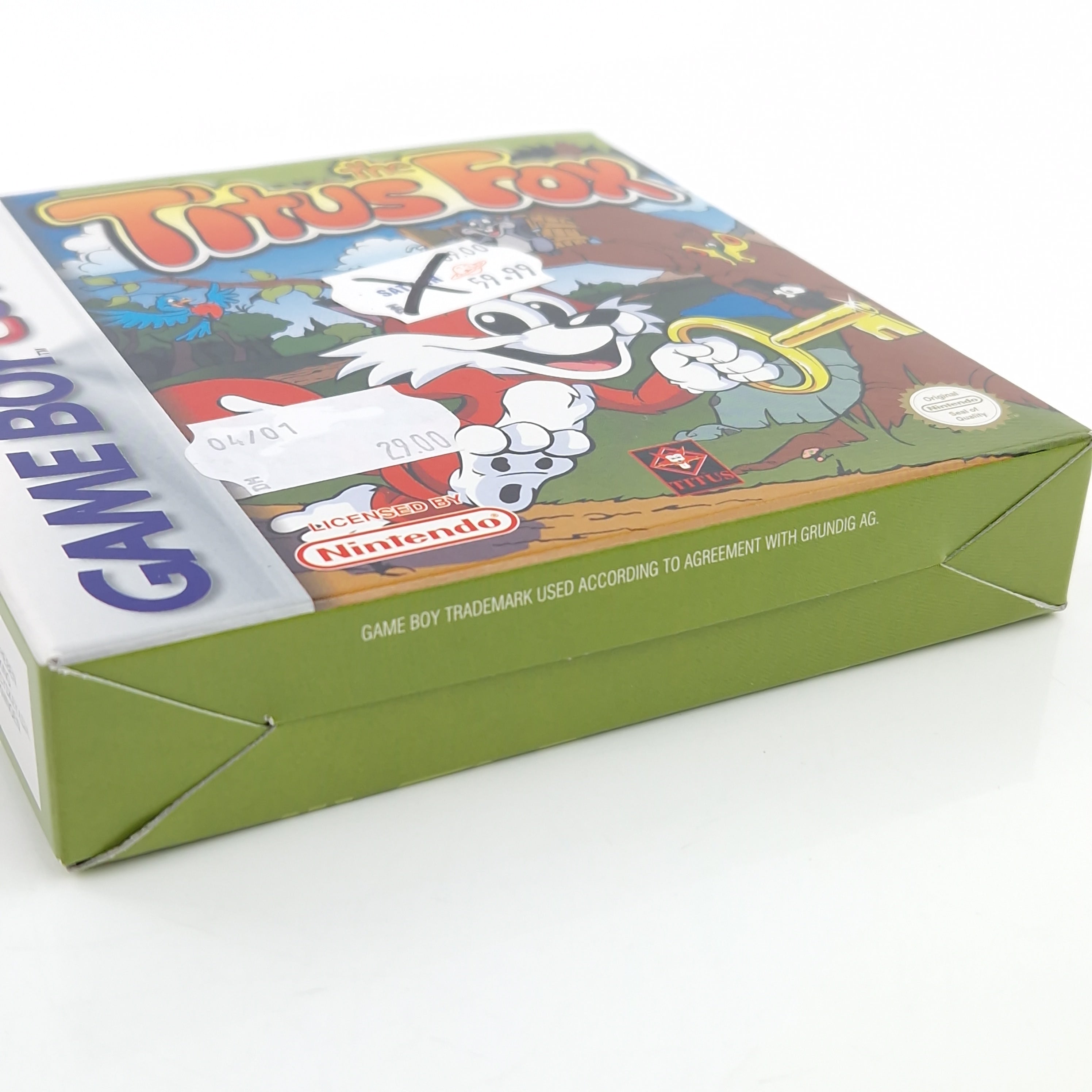 Game Boy Color Spiel – The Titus Fox Modul OVP PAL