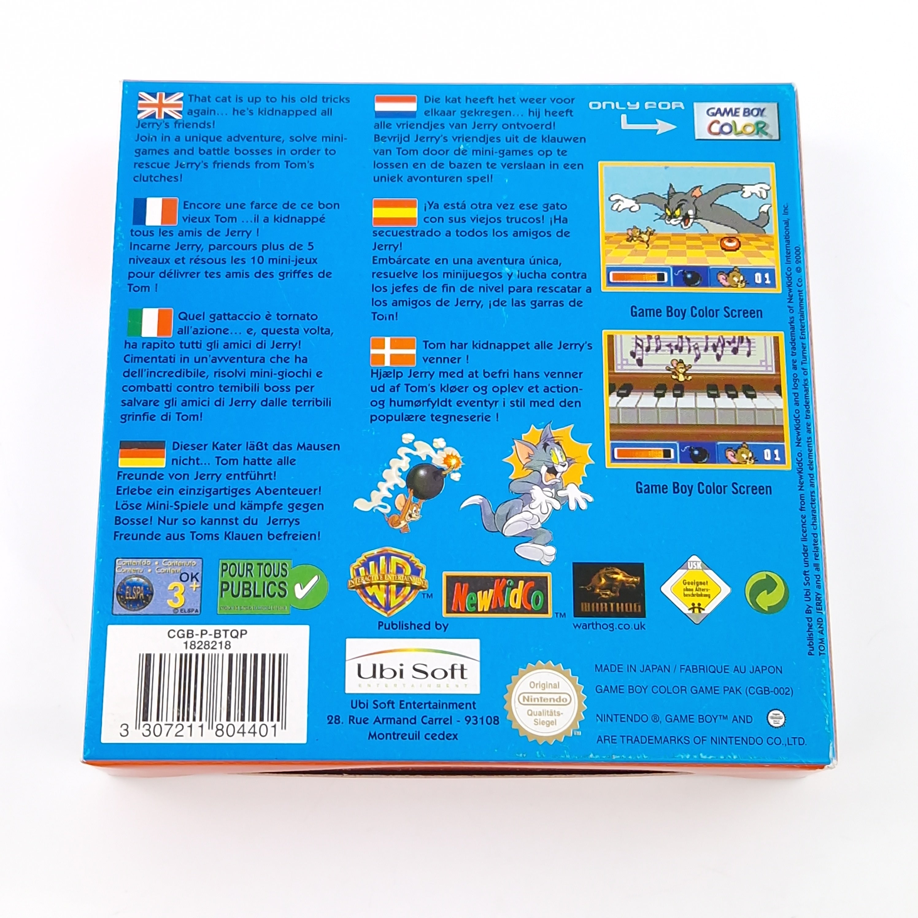 Game Boy Color Spiel – Tom and Jerry Der Mausangriff OVP PAL