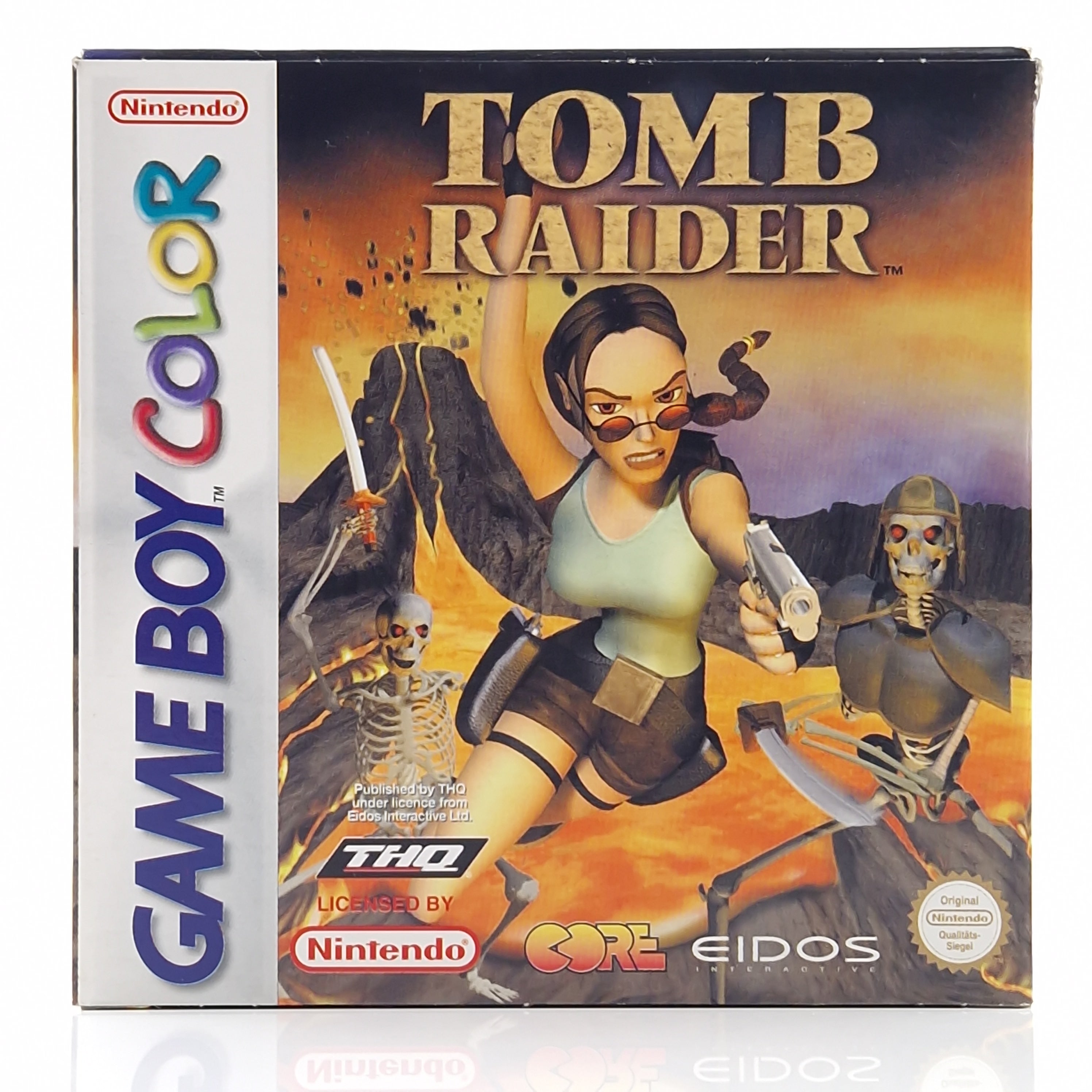 Game Boy Color Spiel – Tomb Raider Modul Anleitung OVP PAL