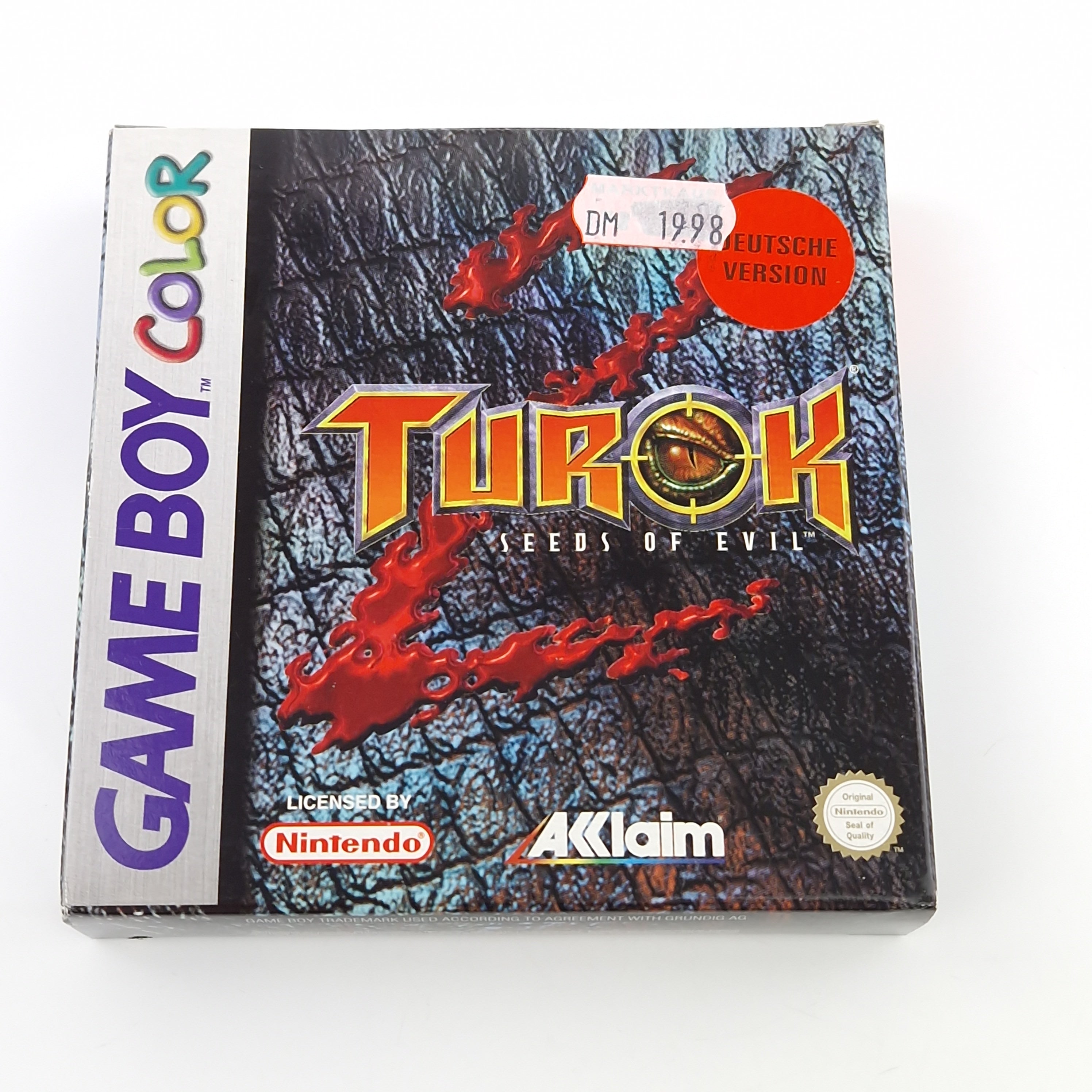 Game Boy Color Spiel – Turok 2 Seeds of Evil (OVP)