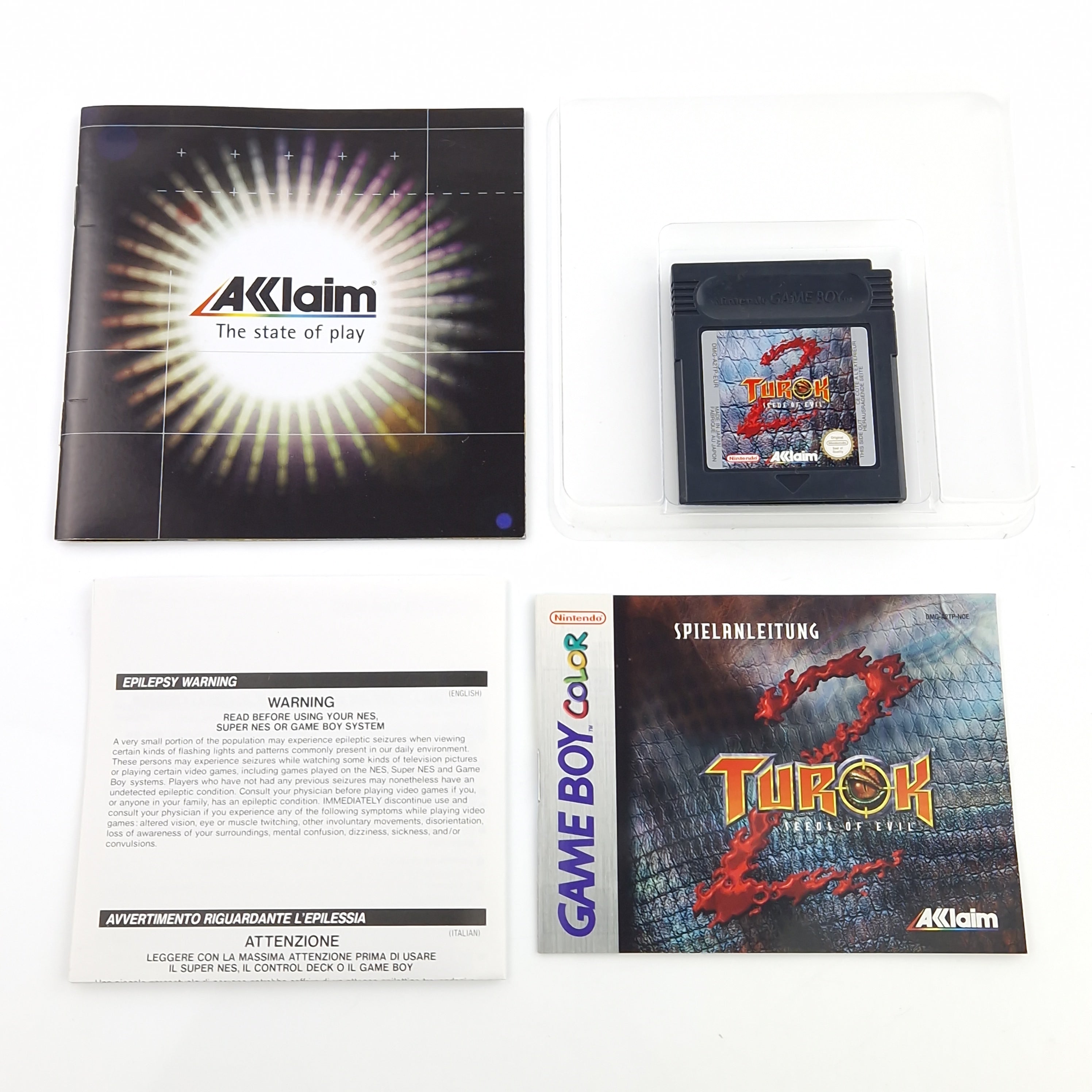 Game Boy Color Spiel – Turok 2 Seeds of Evil (OVP)