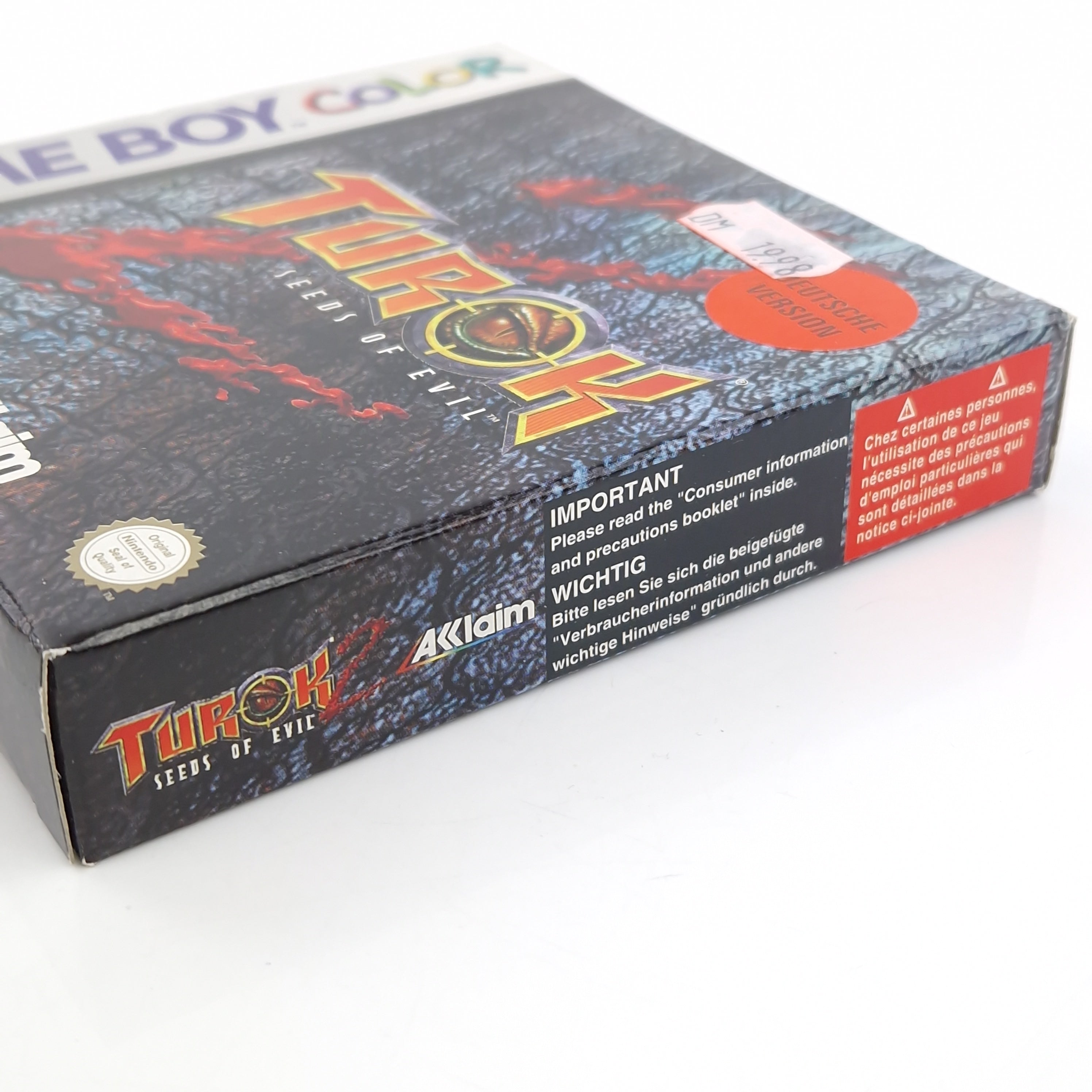 Game Boy Color Spiel – Turok 2 Seeds of Evil (OVP)