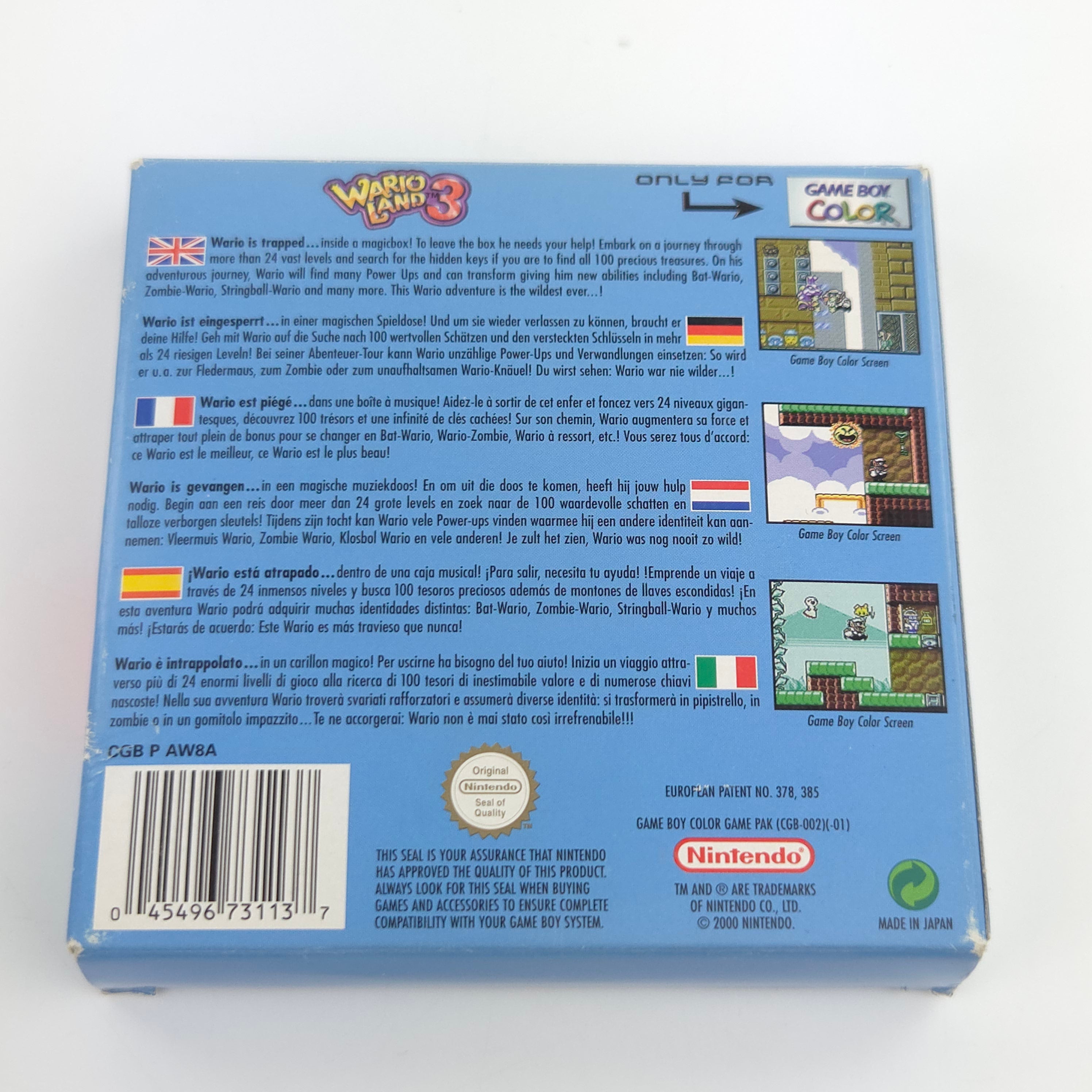 Game Boy Color Spiel – Wario Land 3 (PAL)