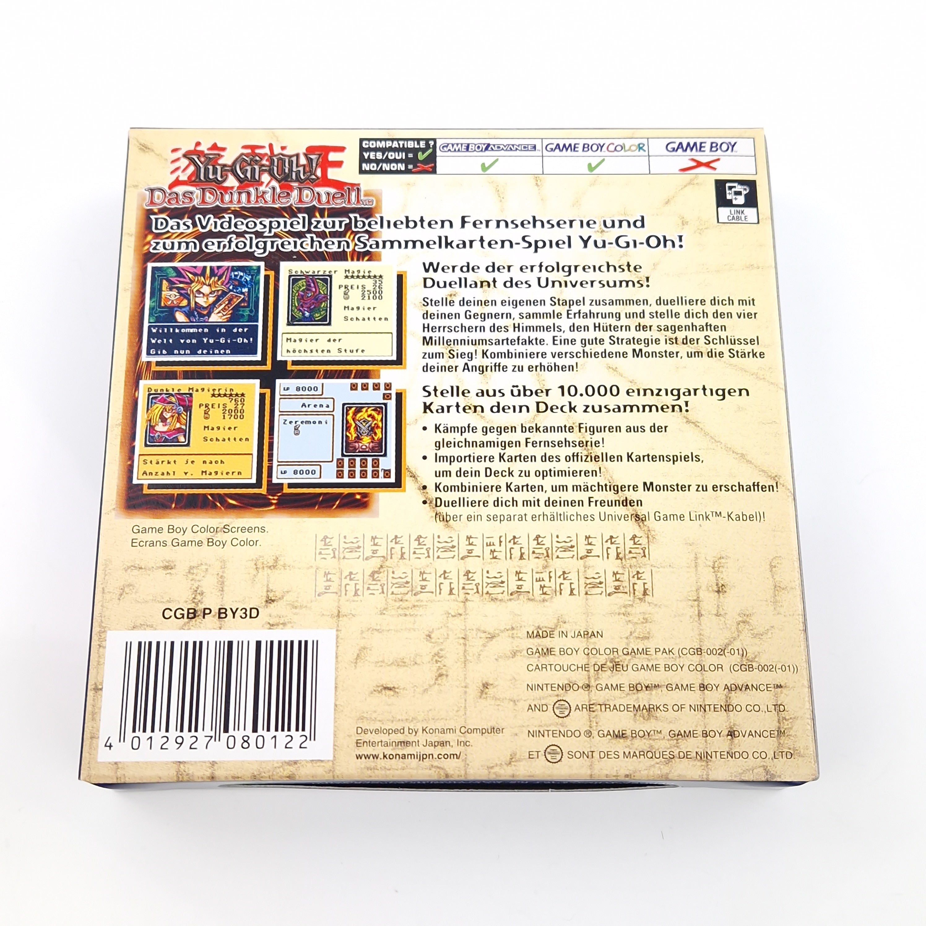 Nintendo Game Boy Color Spiel – Yu-Gi-Oh Das Dunkle Duell PAL
