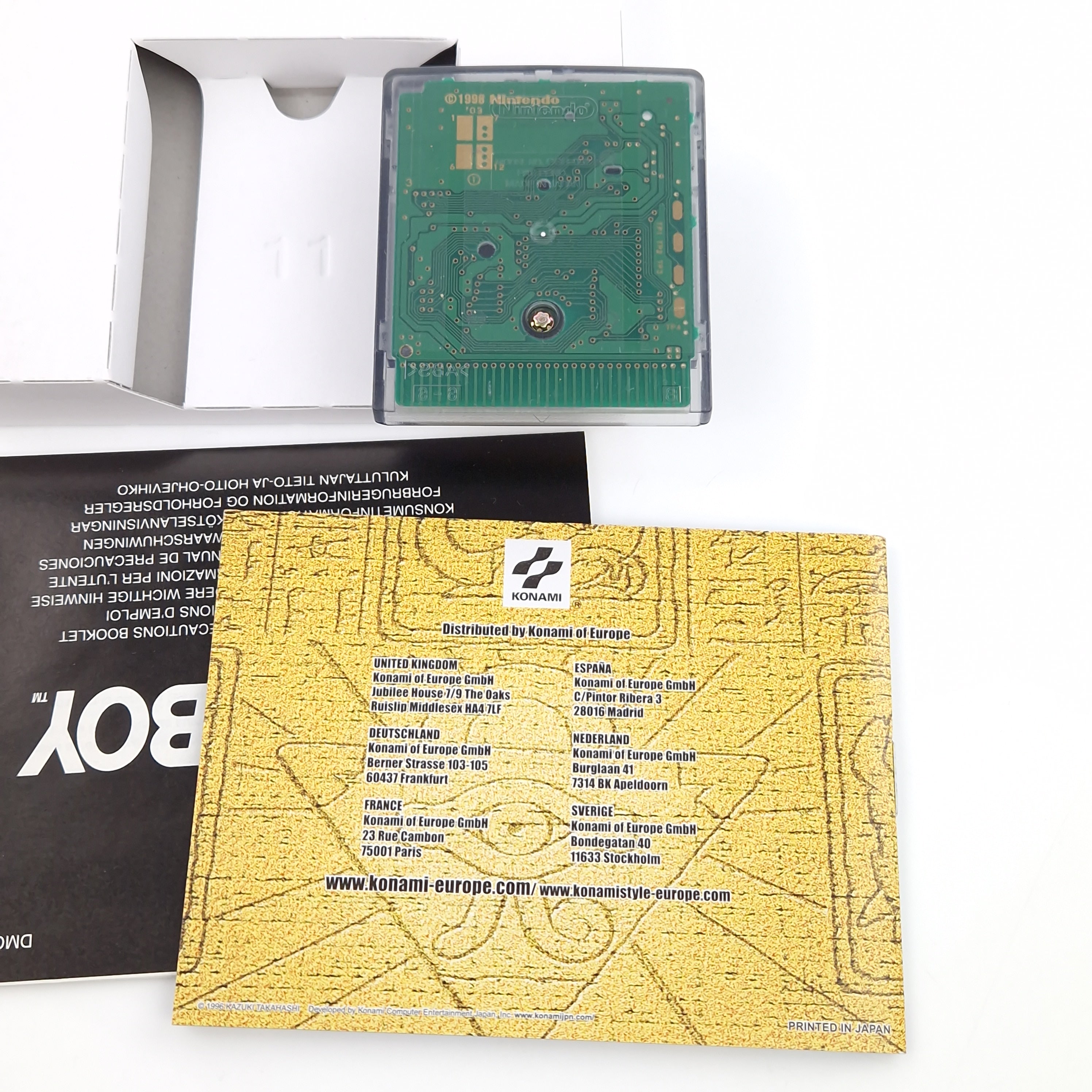 Nintendo Game Boy Color Spiel – Yu-Gi-Oh Das Dunkle Duell PAL